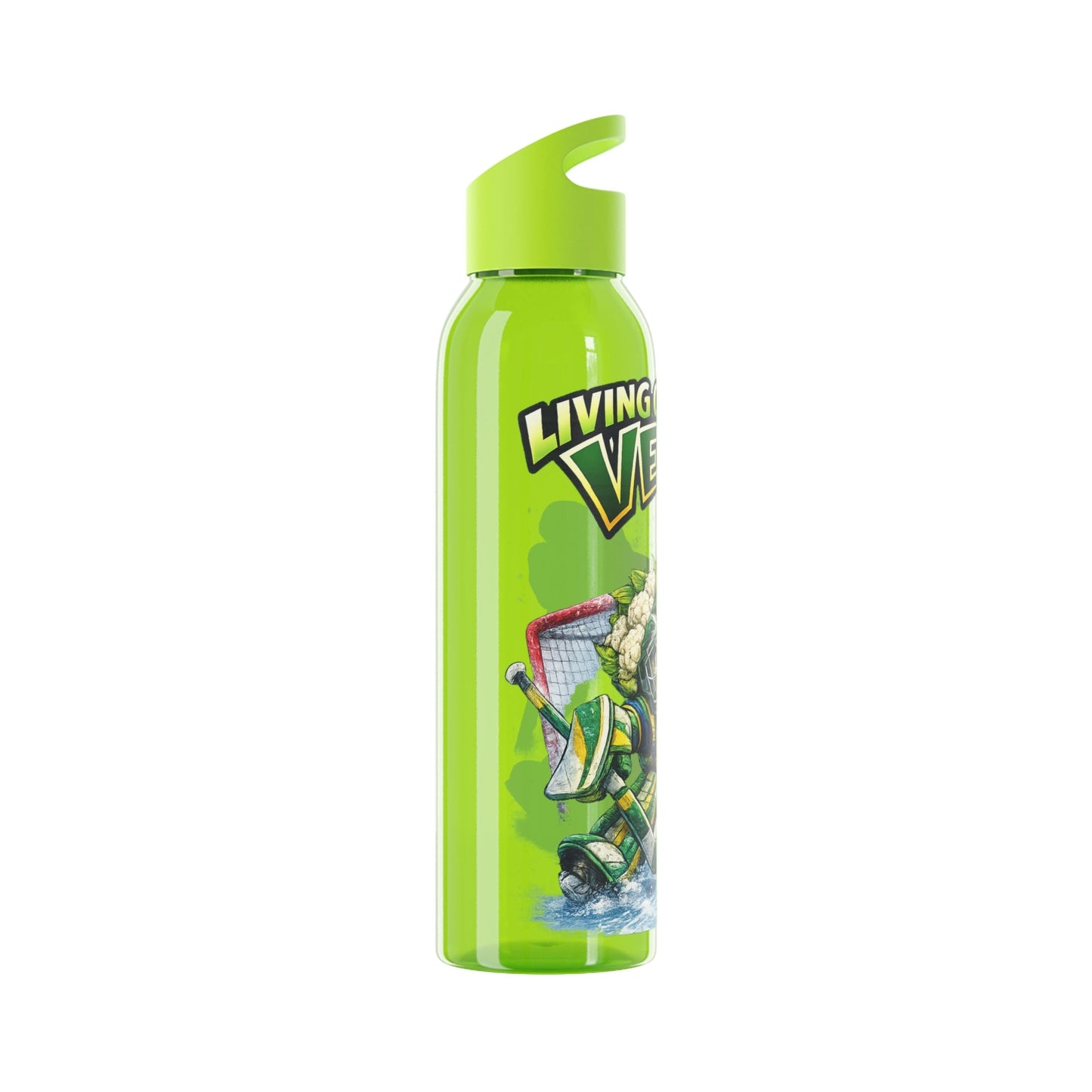 Ice Hockey Cauliflower Water Bottle - SJM Print Store