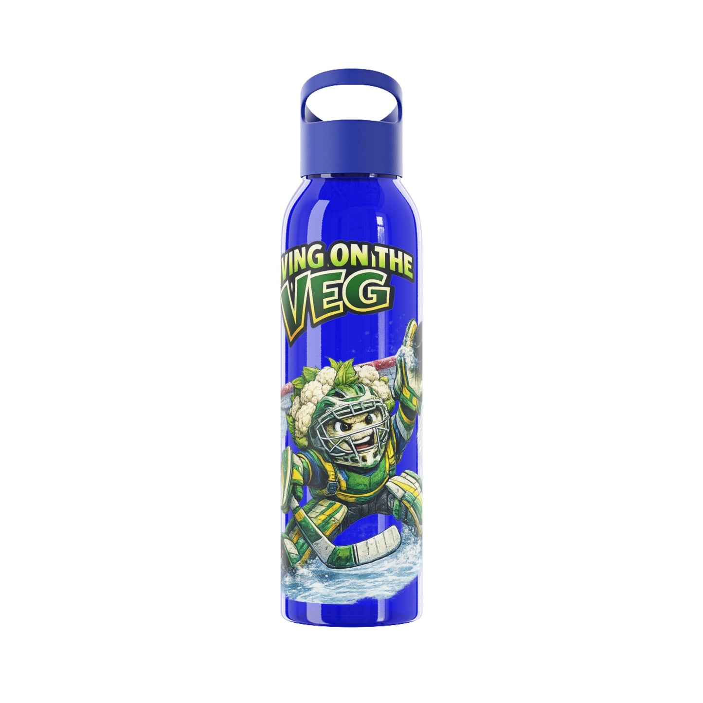 Ice Hockey Cauliflower Water Bottle - SJM Print Store