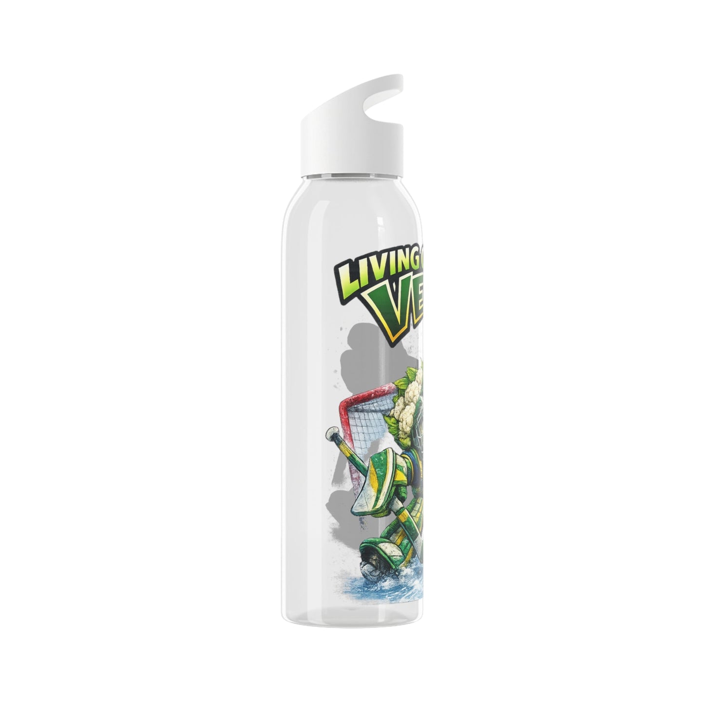 Ice Hockey Cauliflower Water Bottle - SJM Print Store