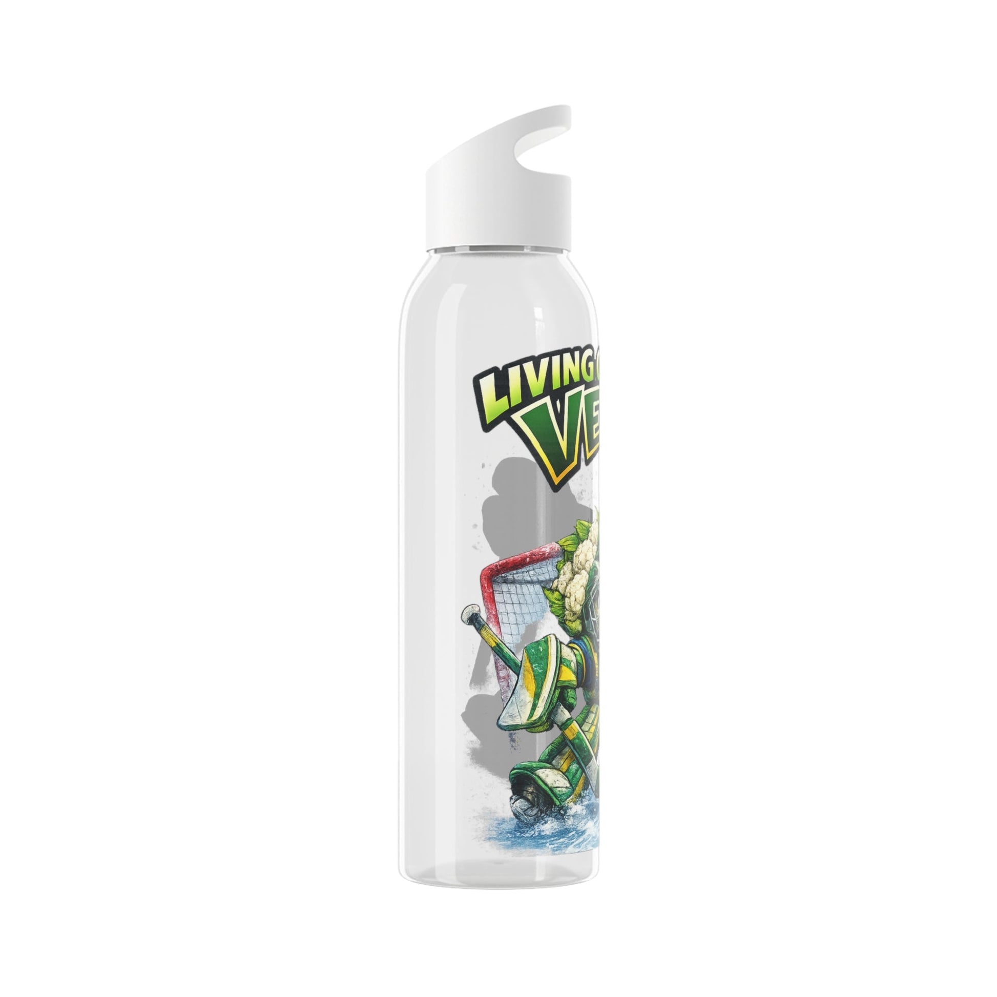Ice Hockey Cauliflower Water Bottle - SJM Print Store
