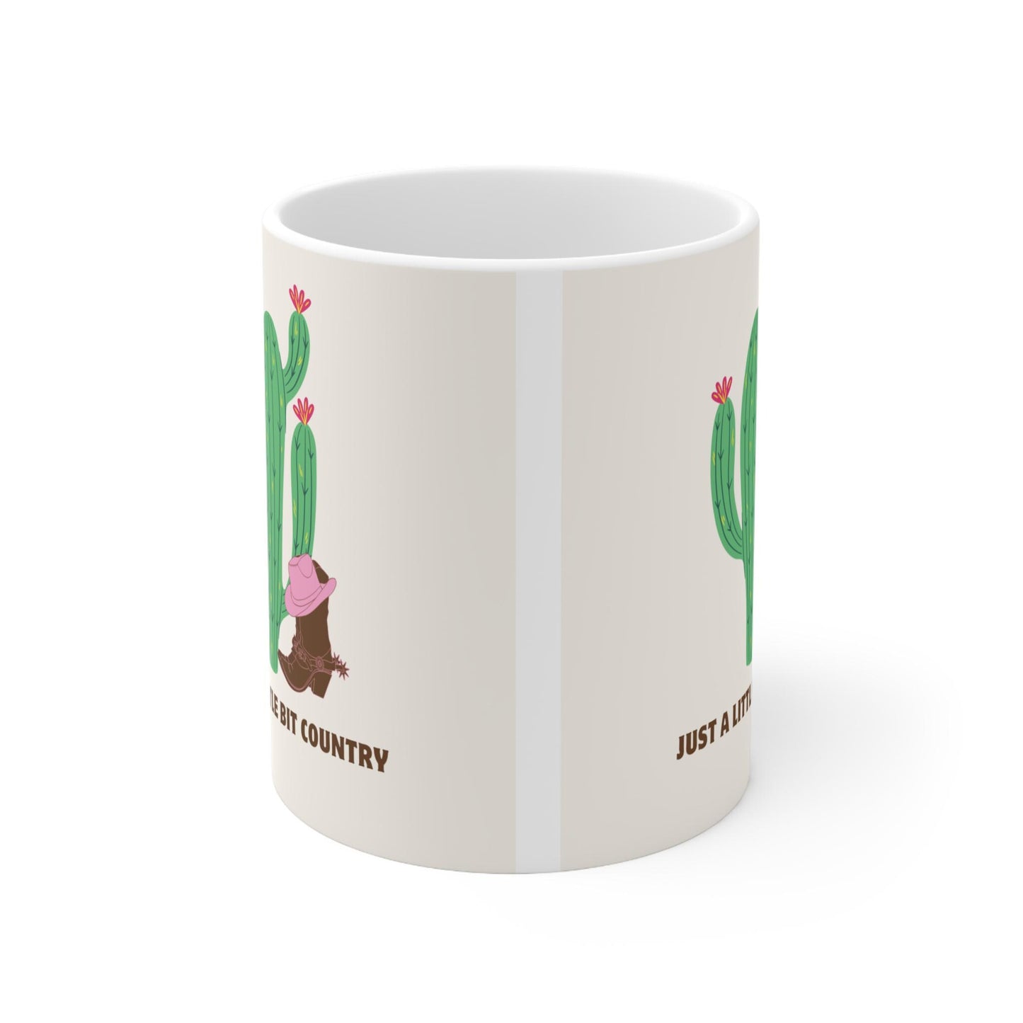 Just a Little Bit Country Ceramic Coffee Cup - 11oz & 15oz, Cute Cactus Mug, Perfect Gift for Cowgirl Lovers, Western Decor, Coffee [...]