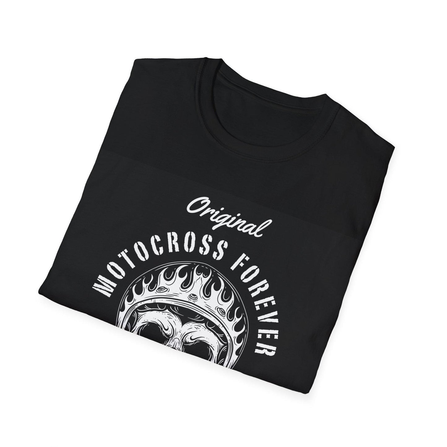 Motocross Forever T-Shirt, Unisex Graphic Tee, Skull Design, Perfect for Riders, Sport Enthusiasts, Gift for Motocross lovers everywhere