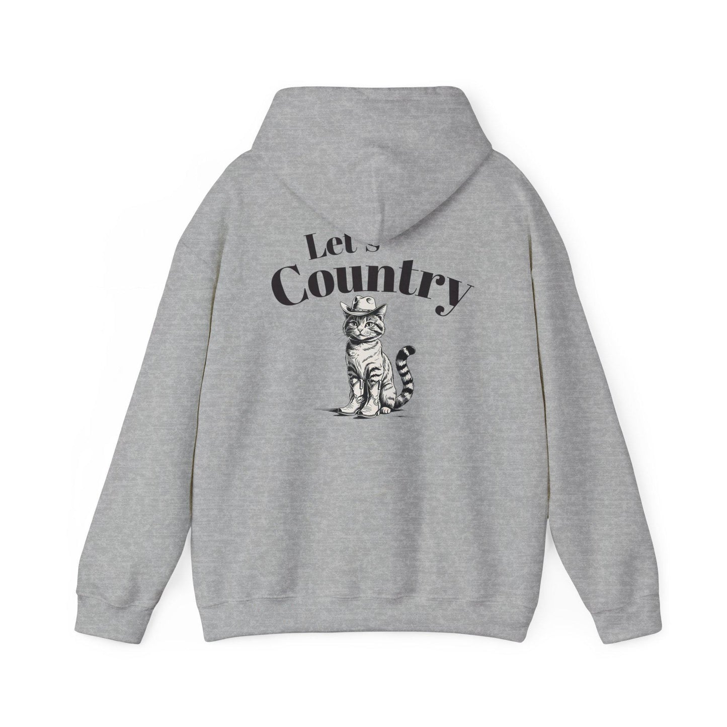 Cowboy Cat Hoodie - Yeehaw Sweatshirt, Country Lover Gift, Unisex Pullover, Outdoor Adventure Wear, Cat Lovers Apparel