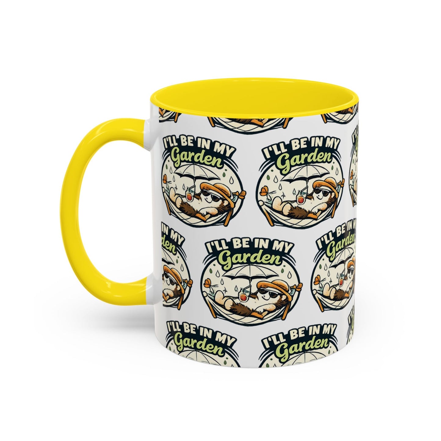 I'll Be In My Garden Accent Mug - SJM Print Store