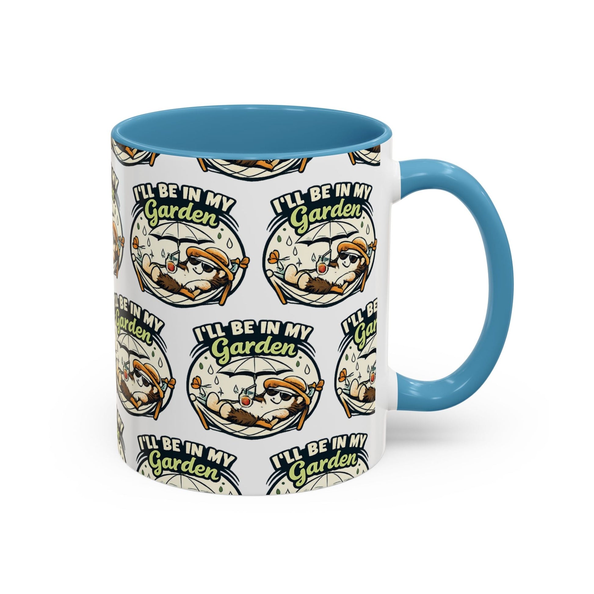 I'll Be In My Garden Accent Mug - SJM Print Store