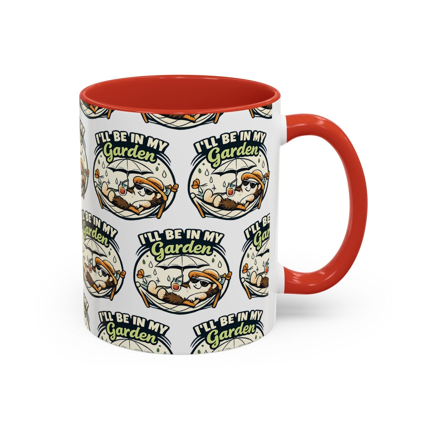 I'll Be In My Garden Accent Mug - SJM Print Store