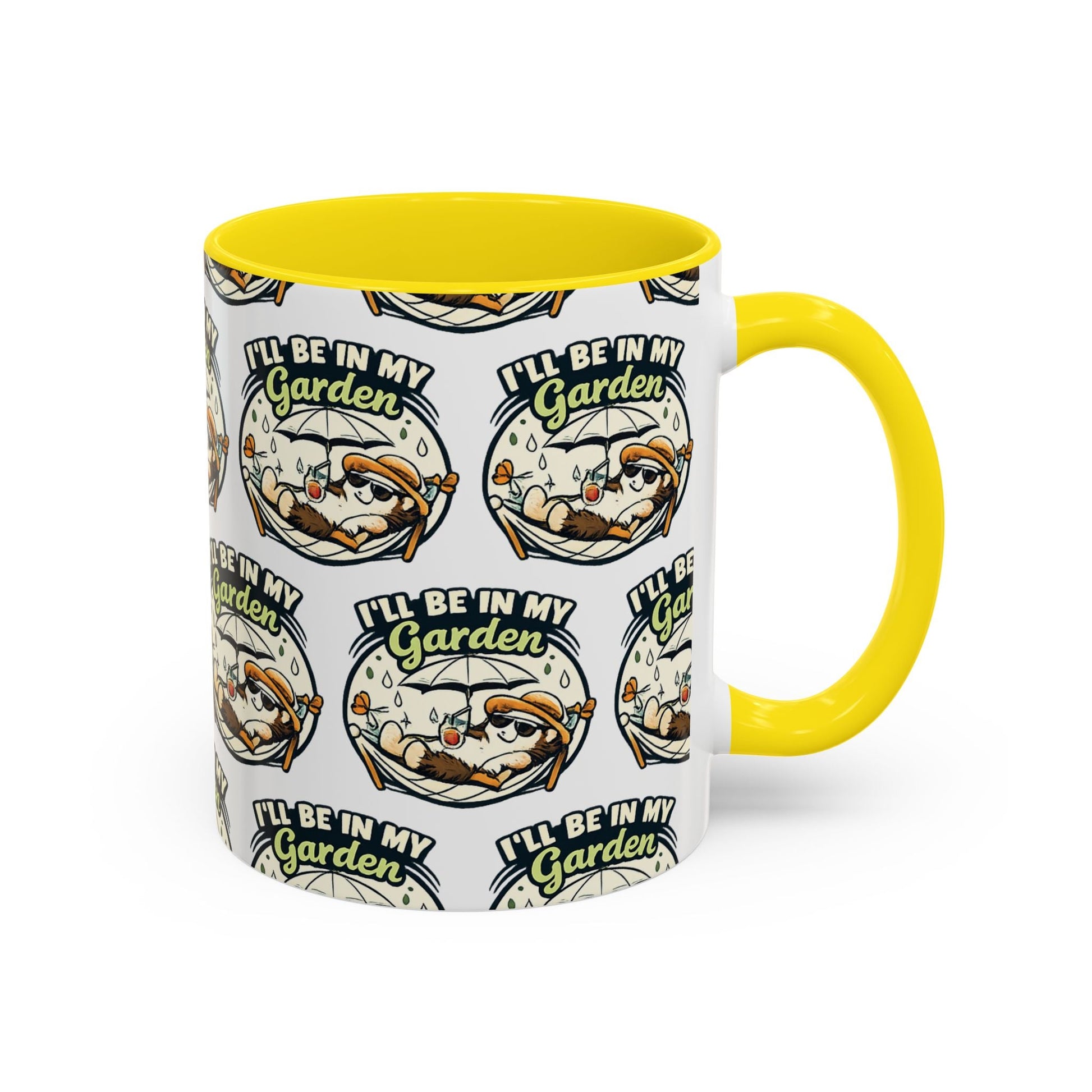 I'll Be In My Garden Accent Mug - SJM Print Store