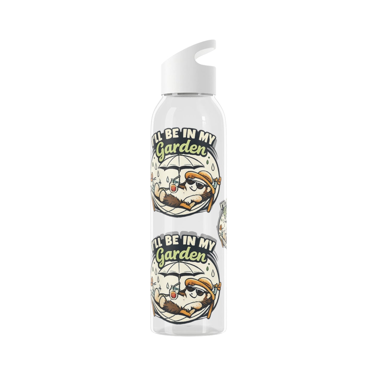 I'll Be in My Garden Water Bottle - SJM Print Store