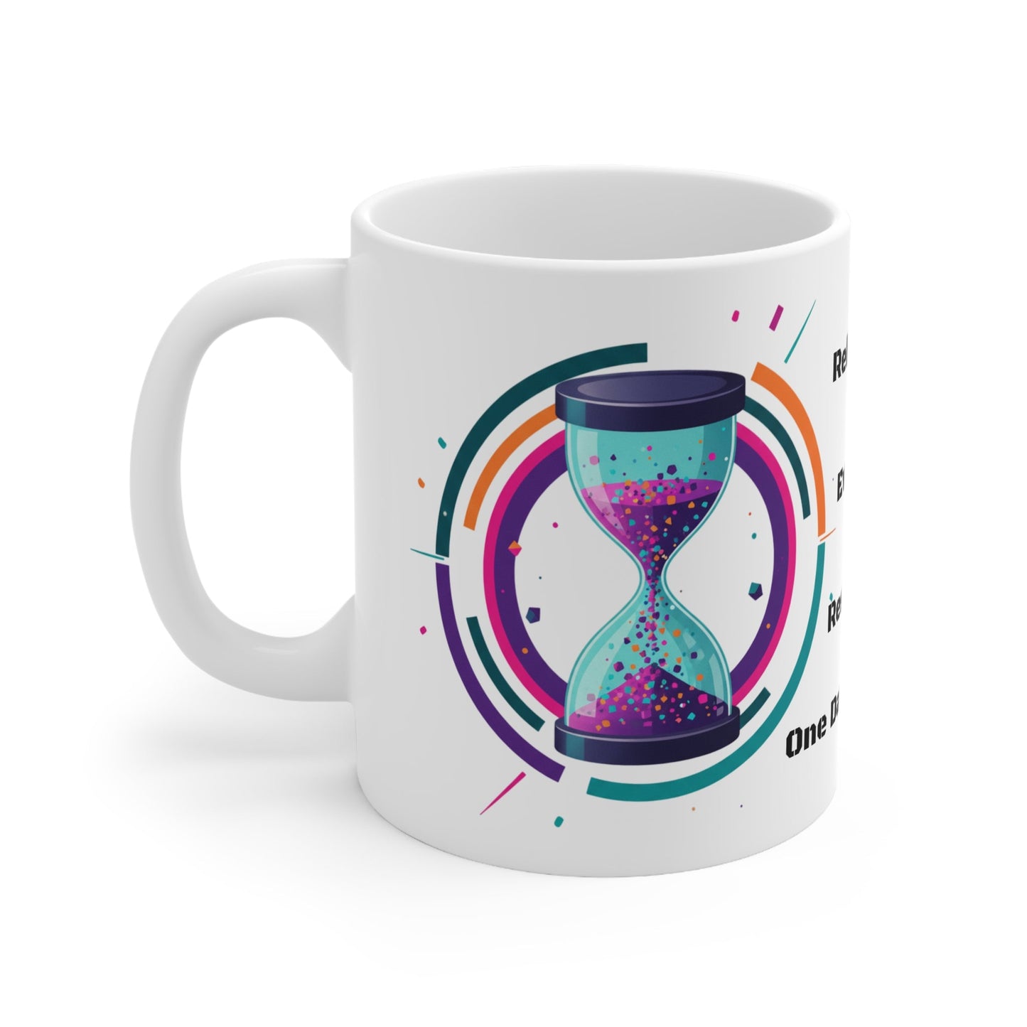 Inspirational Mug â€” "Rebuilding, Evolving, Resetting One Day at a Time" - SJM Print Store