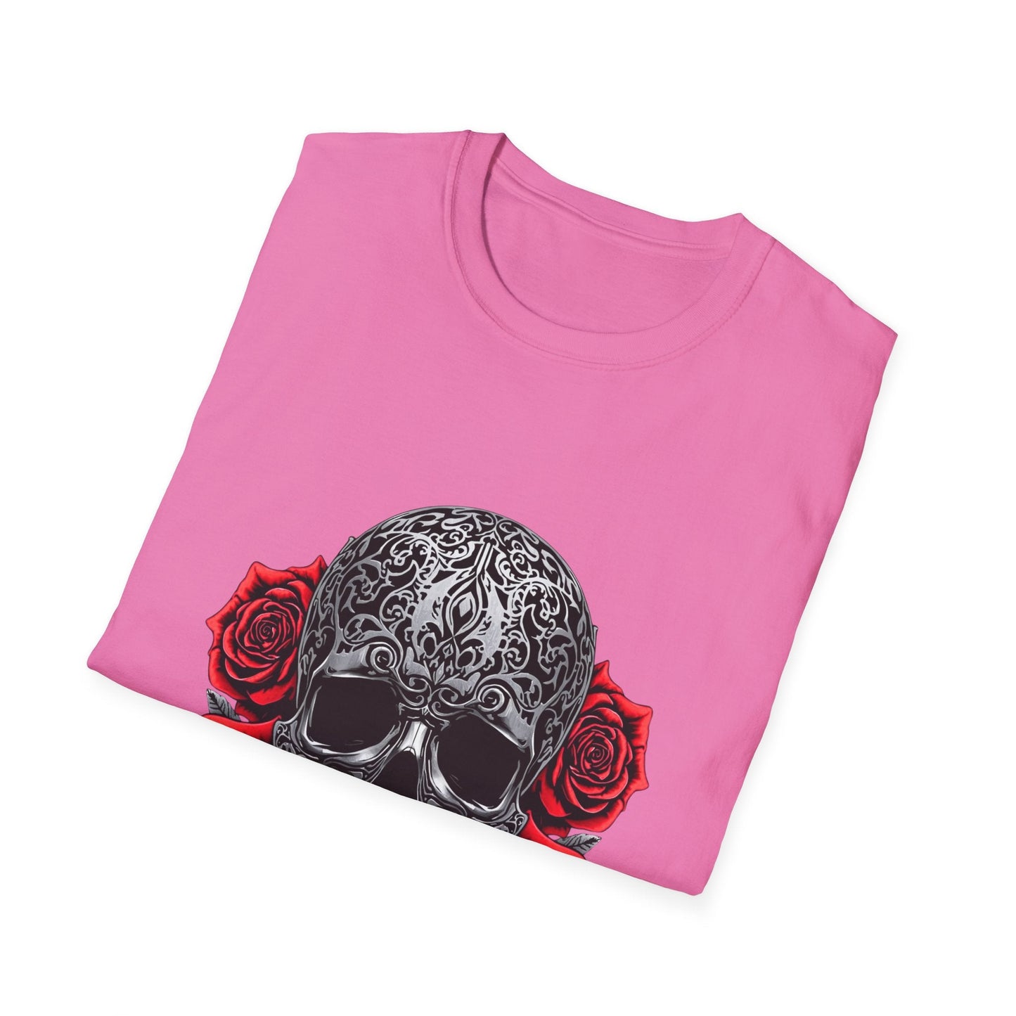 Iron Skull & Red Roses Tattoo Inspired Tee - SJM Print Store