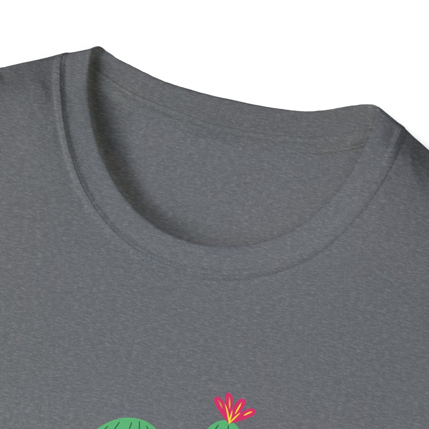 Just a Little Bit Country Cactus Unisex T-Shirt | Cute Cactus Design, Casual Wear, Gifts for Country Lovers, Southern Style Tee - SJM Print Store