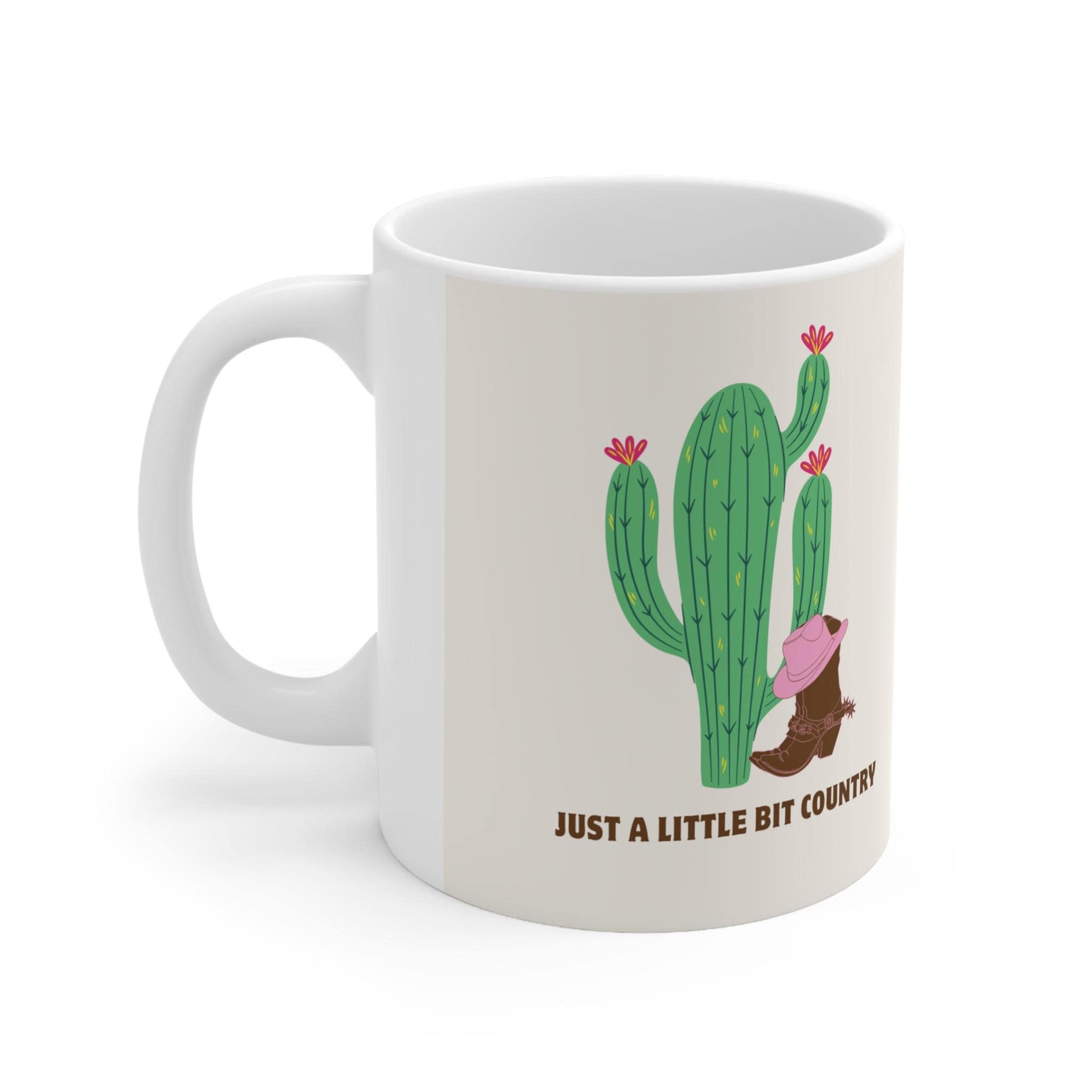 Just a Little Bit Country Ceramic Mug - SJM Print Store