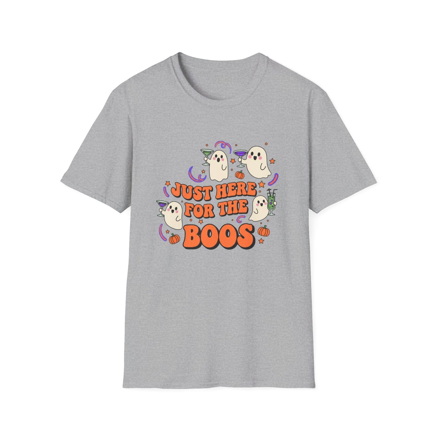 Just Here for the Boos Halloween T-Shirt - SJM Print Store