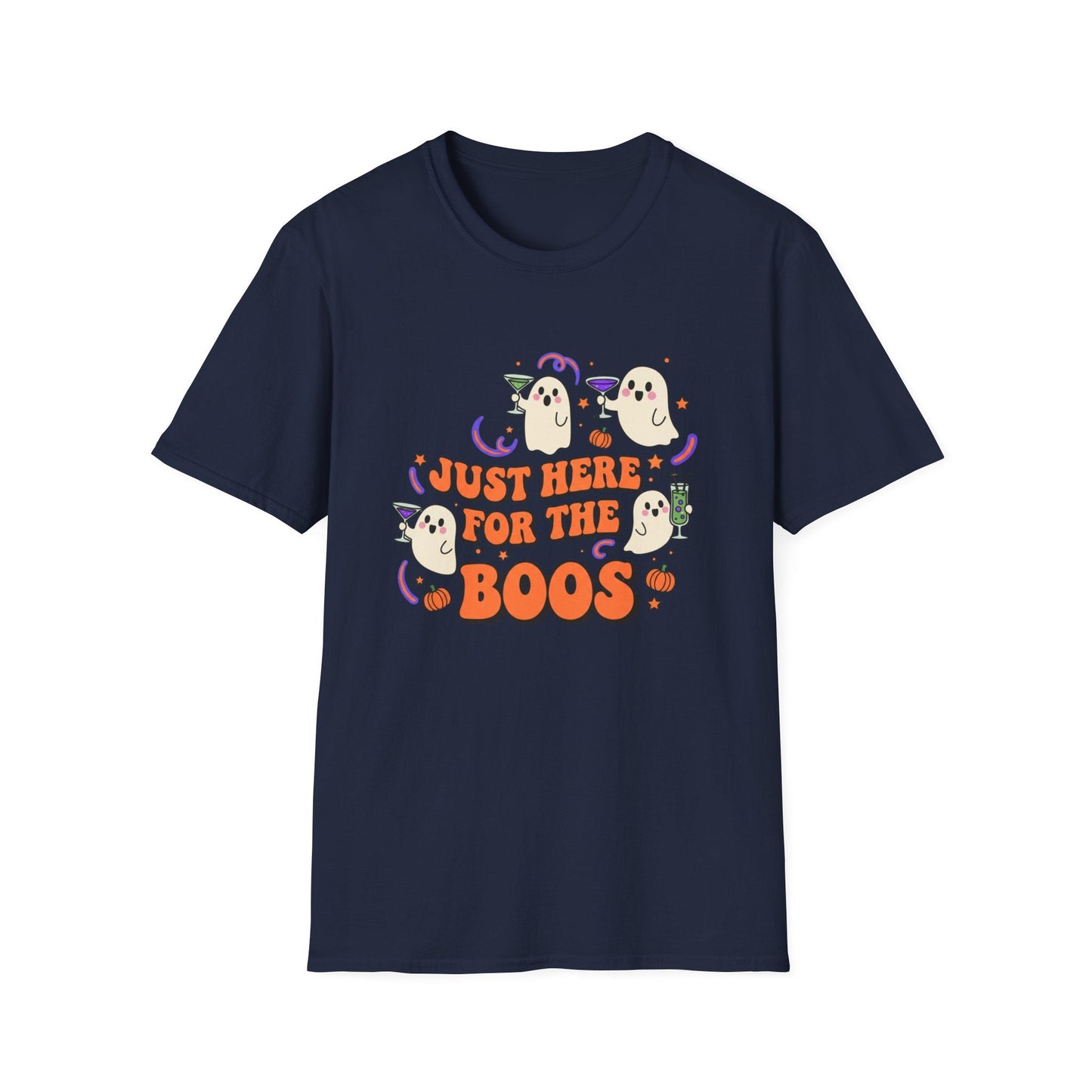 Just Here for the Boos Halloween T-Shirt - SJM Print Store