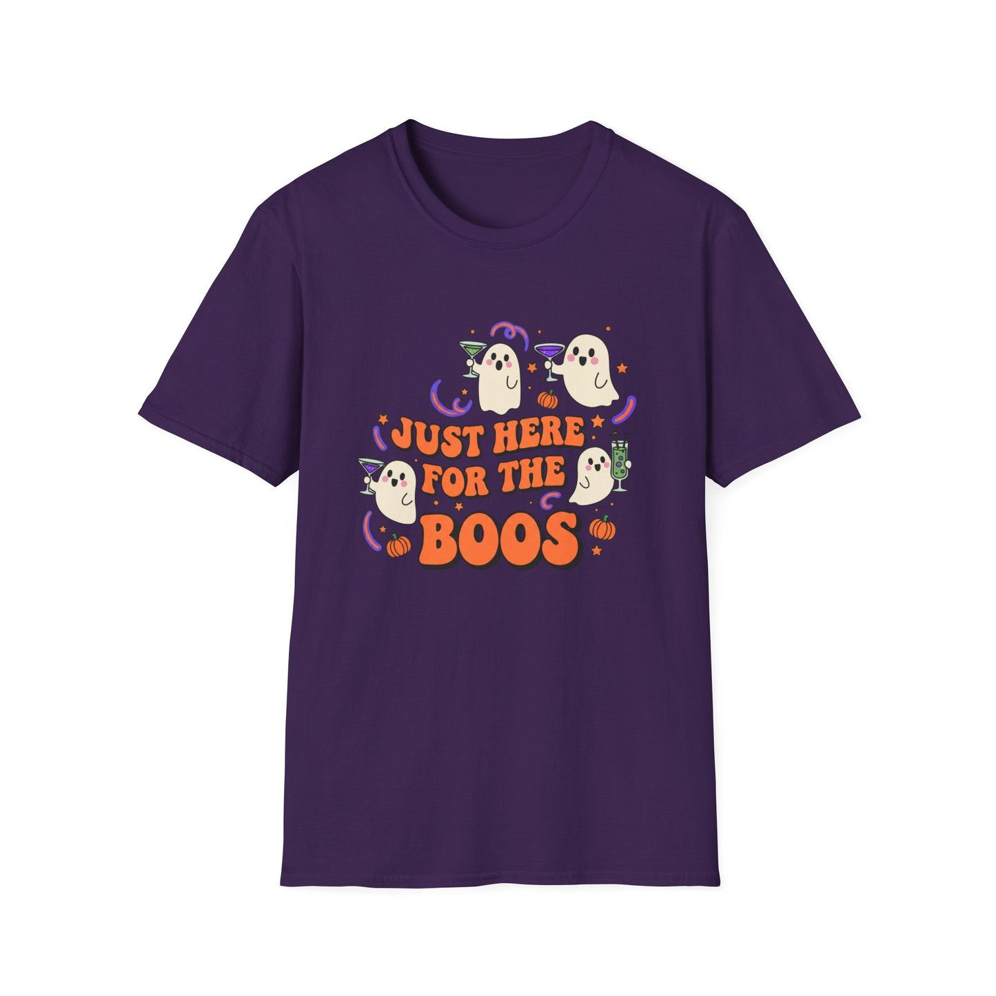 Just Here for the Boos Halloween T-Shirt - SJM Print Store
