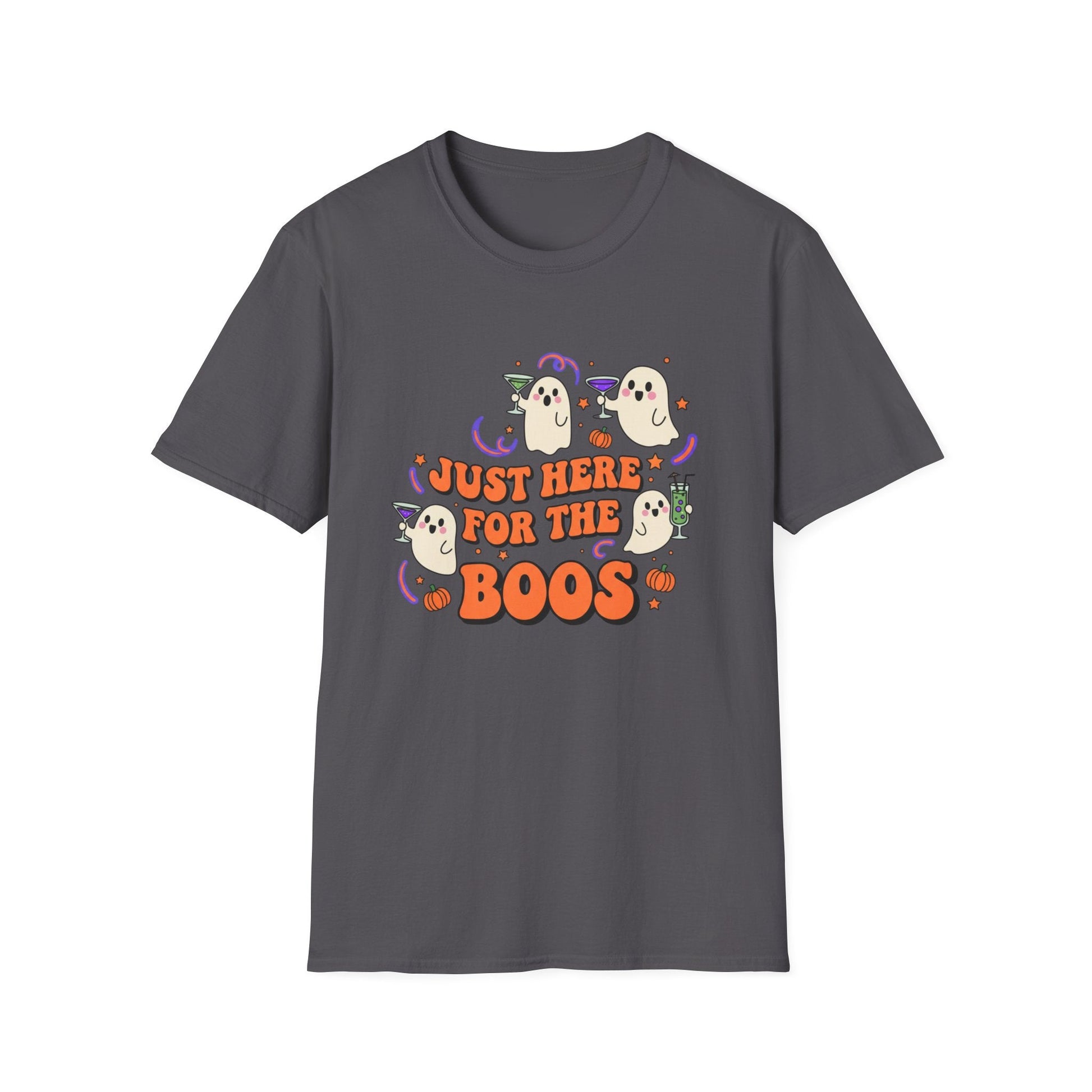 Just Here for the Boos Halloween T-Shirt - SJM Print Store
