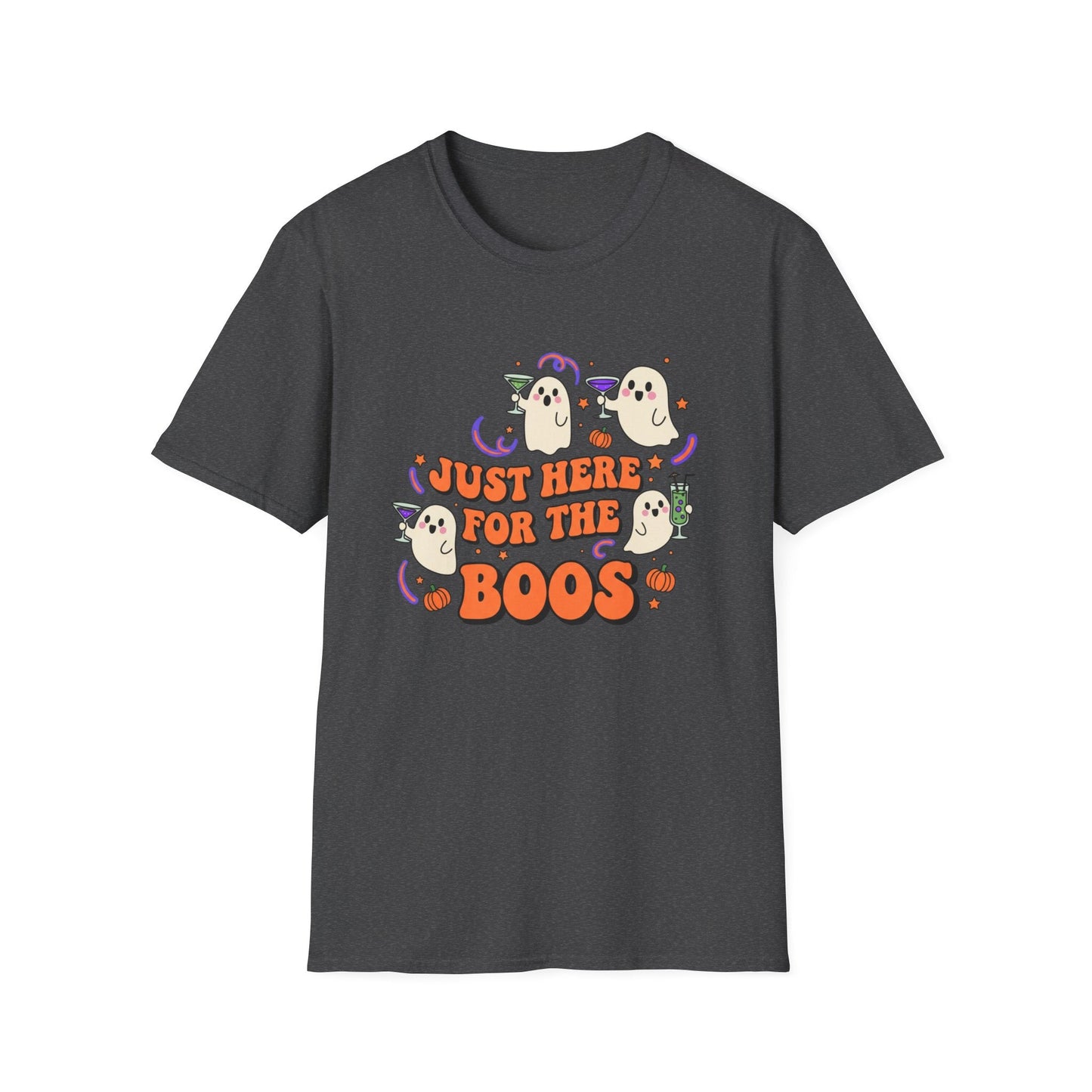 Just Here for the Boos Halloween T-Shirt - SJM Print Store