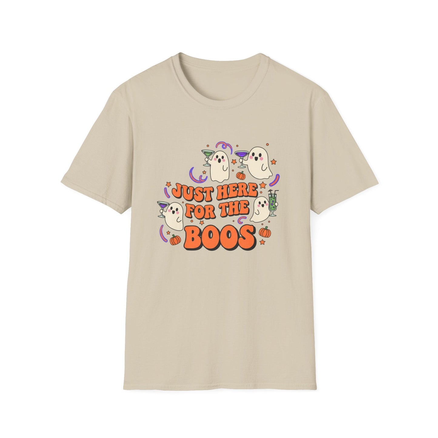 Just Here for the Boos Halloween T-Shirt - SJM Print Store