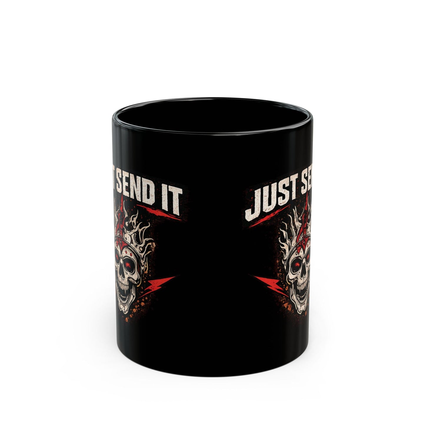 Just Send It Skull Moto Mug - SJM Print Store