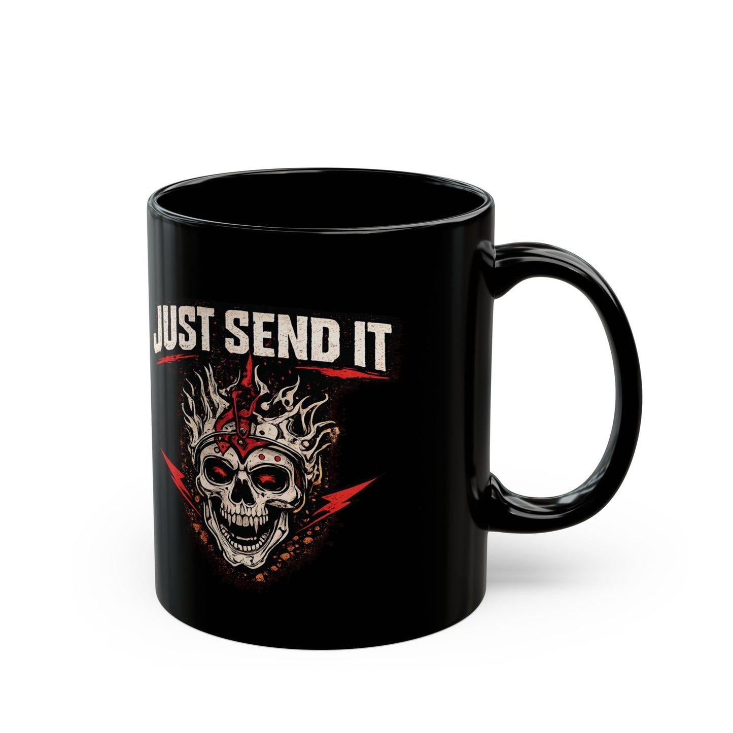 Just Send It Skull Moto Mug - SJM Print Store