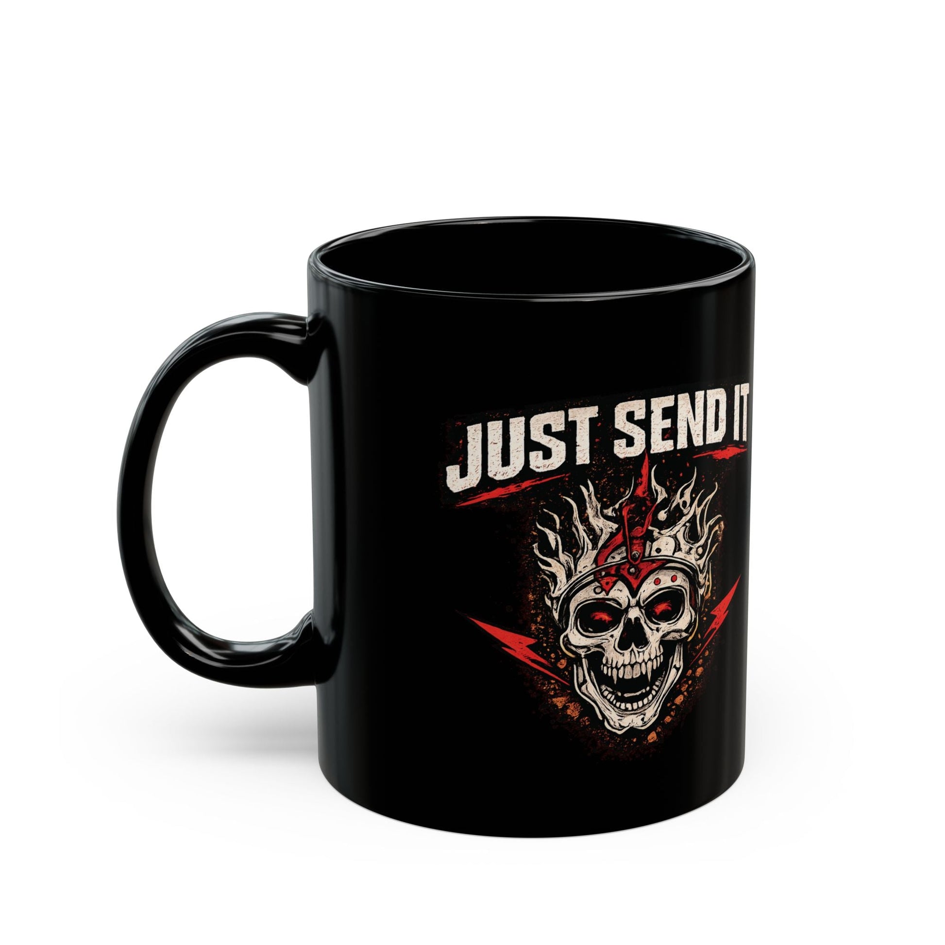 Just Send It Skull Moto Mug - SJM Print Store