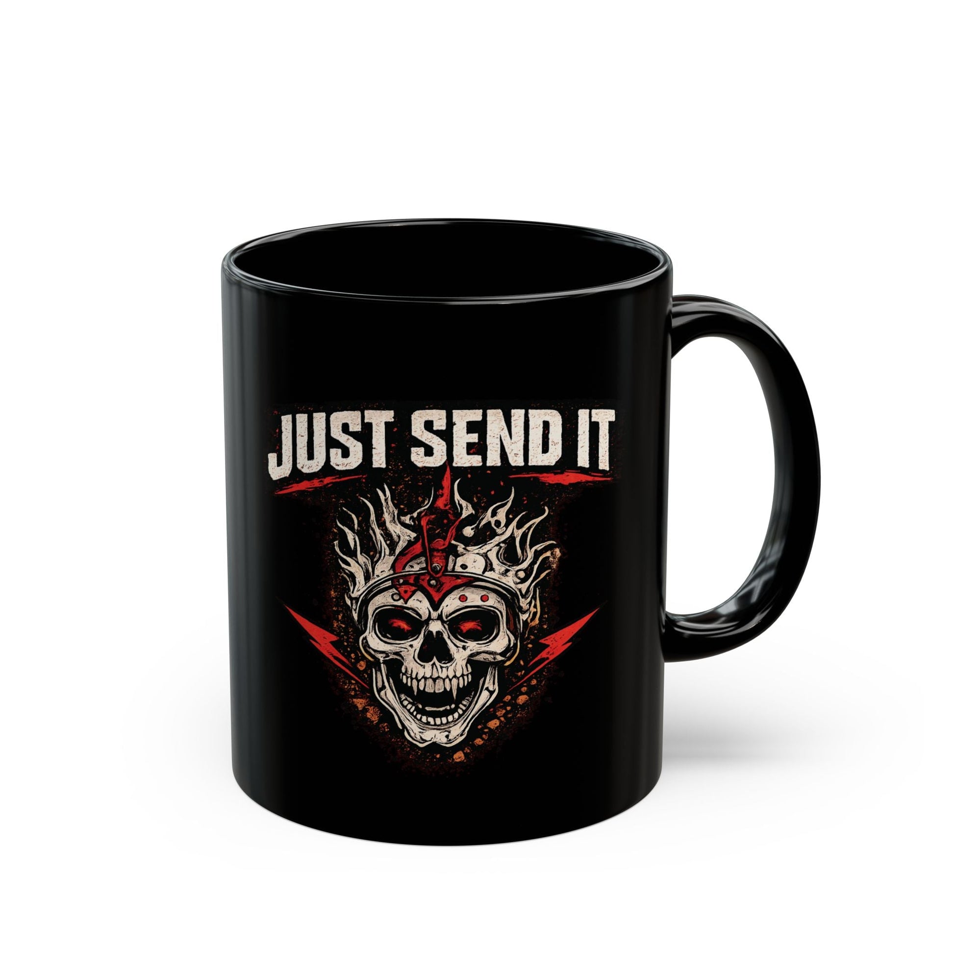 Just Send It Skull Moto Mug - SJM Print Store