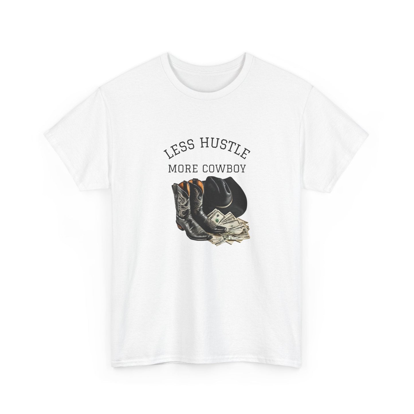 Less Hustle More Cowboy unique designed T-Shirt - SJM Print Store