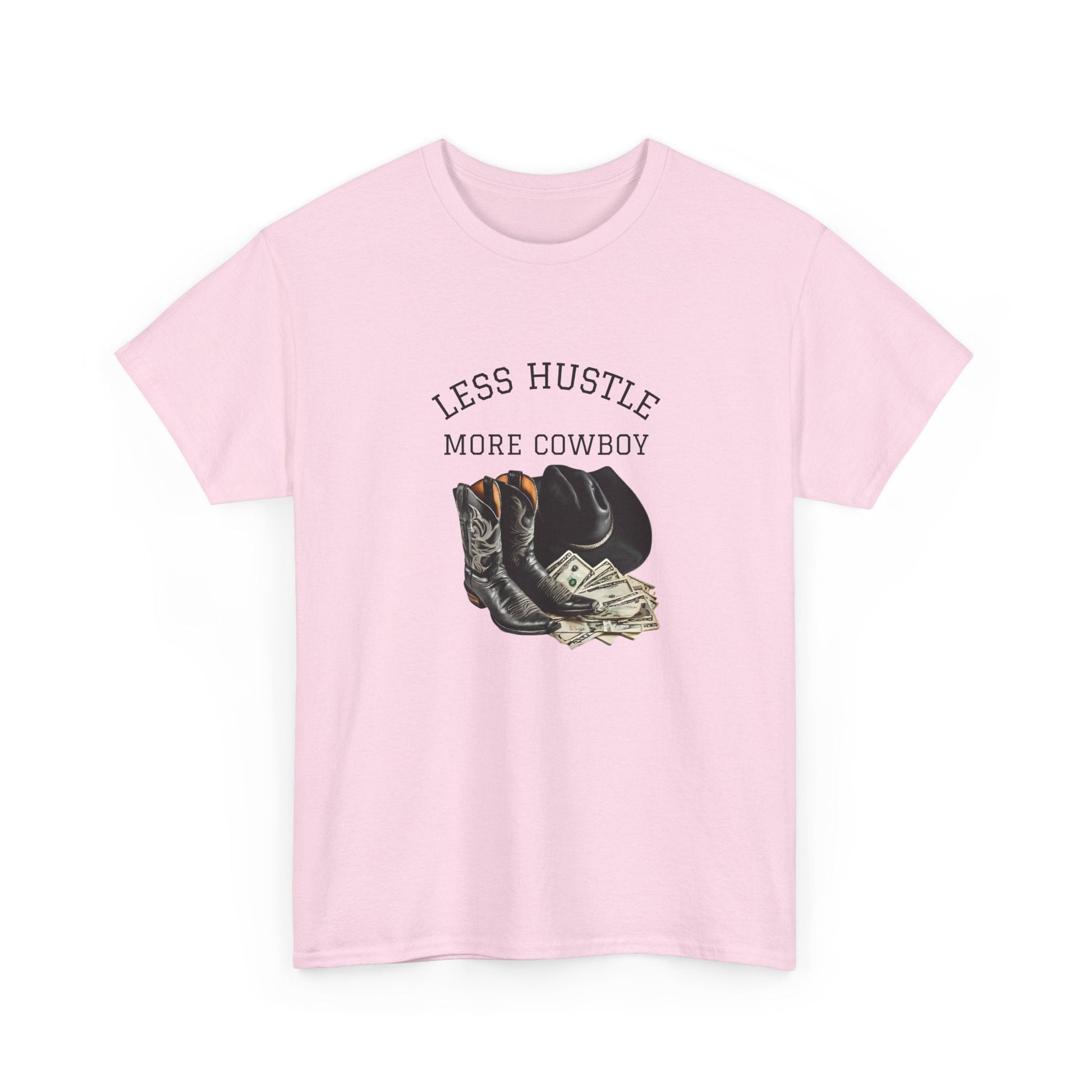 Less Hustle More Cowboy unique designed T-Shirt - SJM Print Store