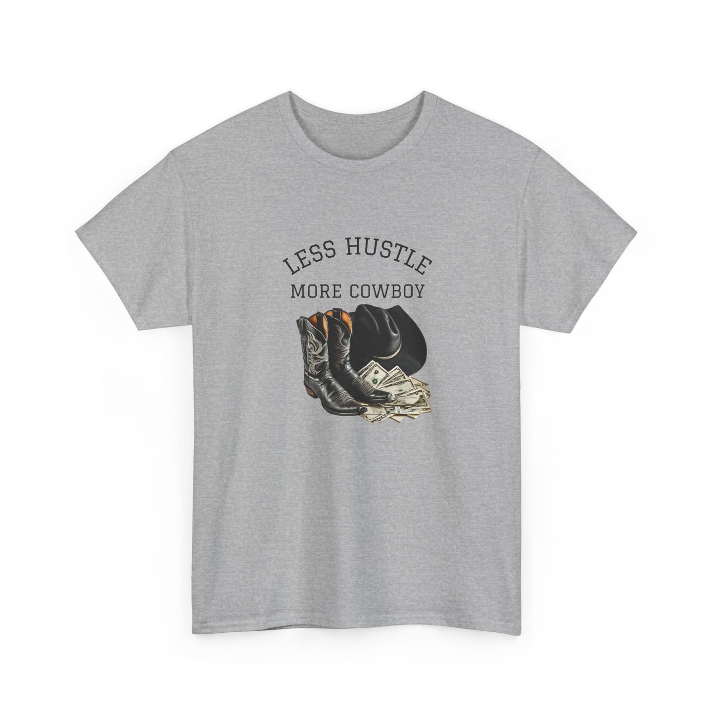 Less Hustle More Cowboy unique designed T-Shirt - SJM Print Store
