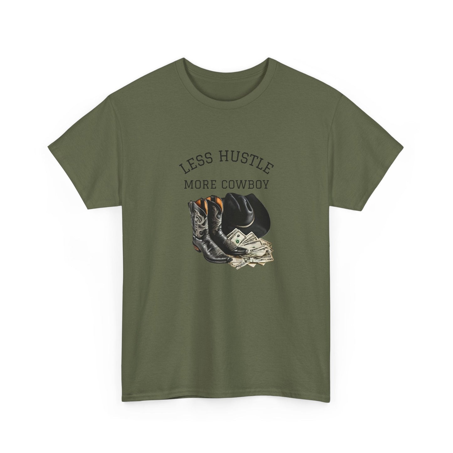 Less Hustle More Cowboy unique designed T-Shirt - SJM Print Store