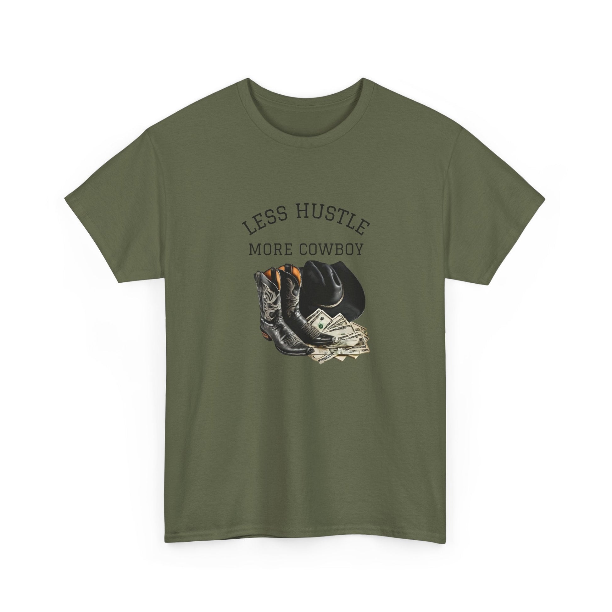 Less Hustle More Cowboy unique designed T-Shirt - SJM Print Store