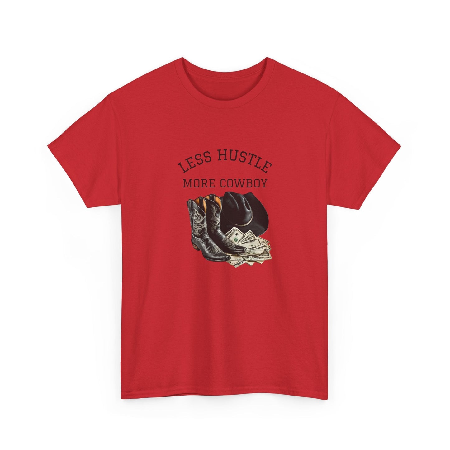 Less Hustle More Cowboy unique designed T-Shirt - SJM Print Store