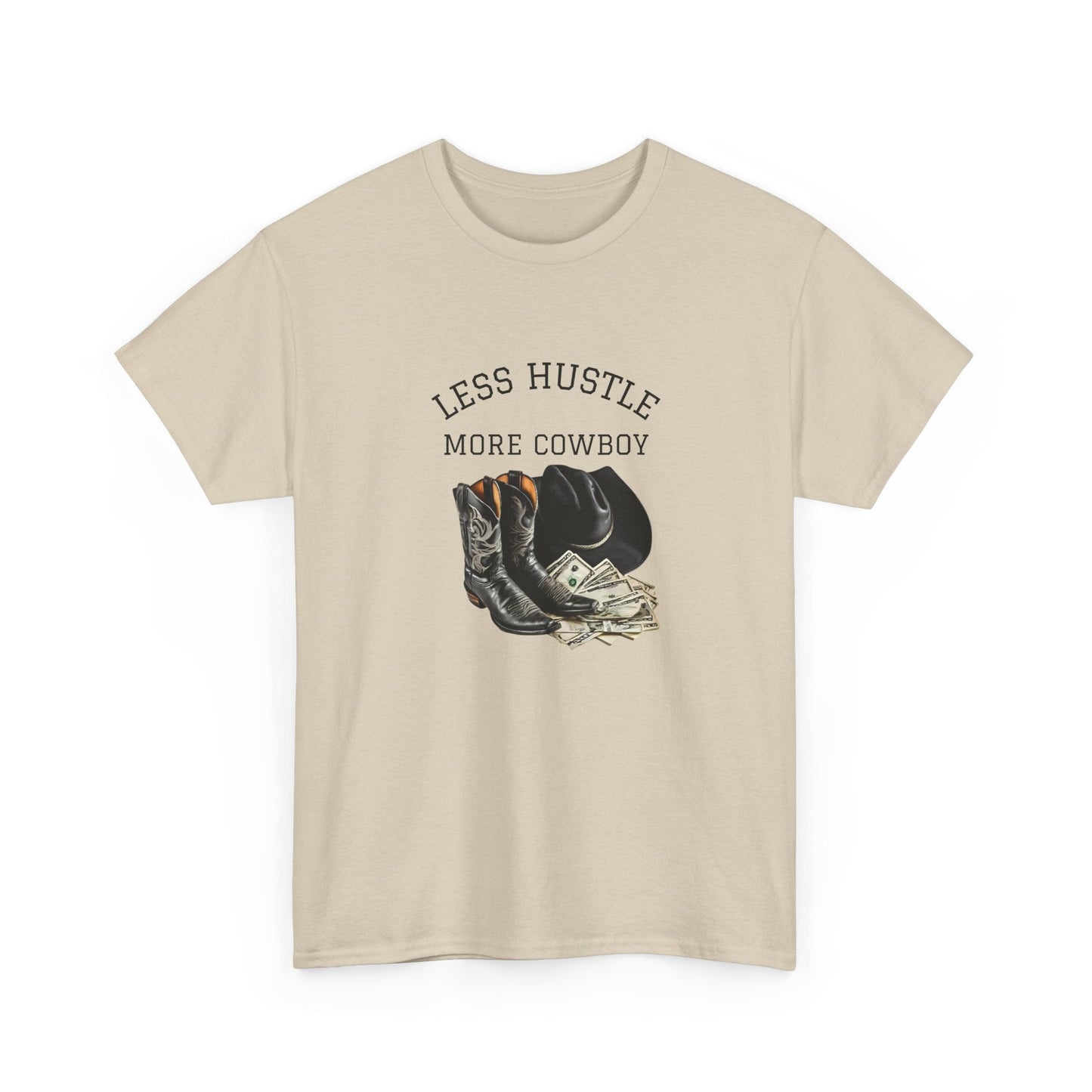 Less Hustle More Cowboy unique designed T-Shirt - SJM Print Store