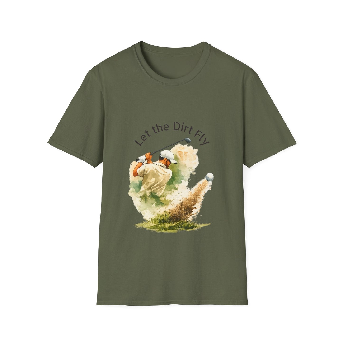 Let the Dirt Fly Golf T-Shirt - SJM Print Store