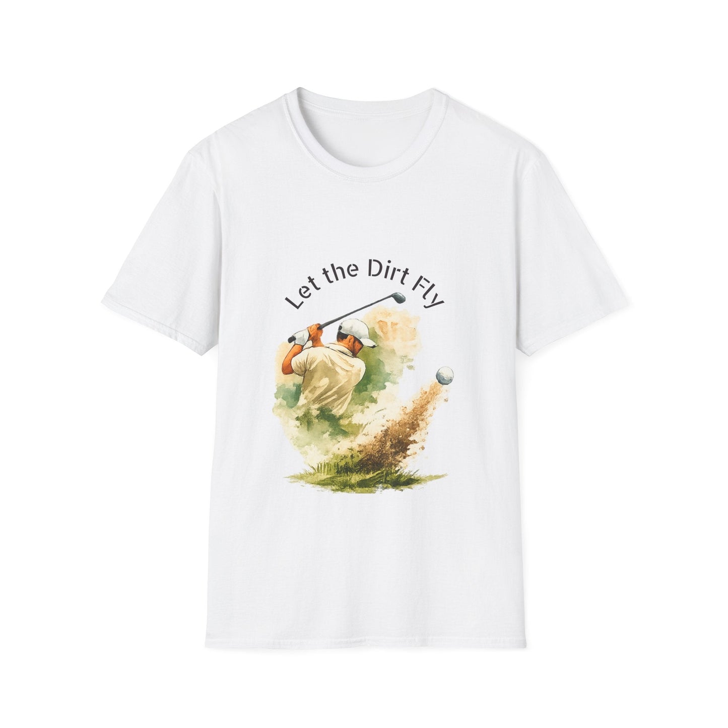 Let the Dirt Fly Golf T-Shirt - SJM Print Store