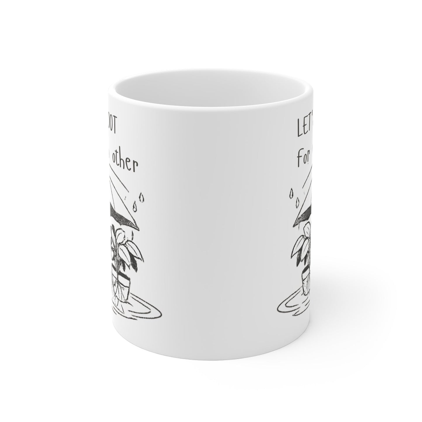 Let's Root For Each Other Mug Illustrated Mug - SJM Print Store