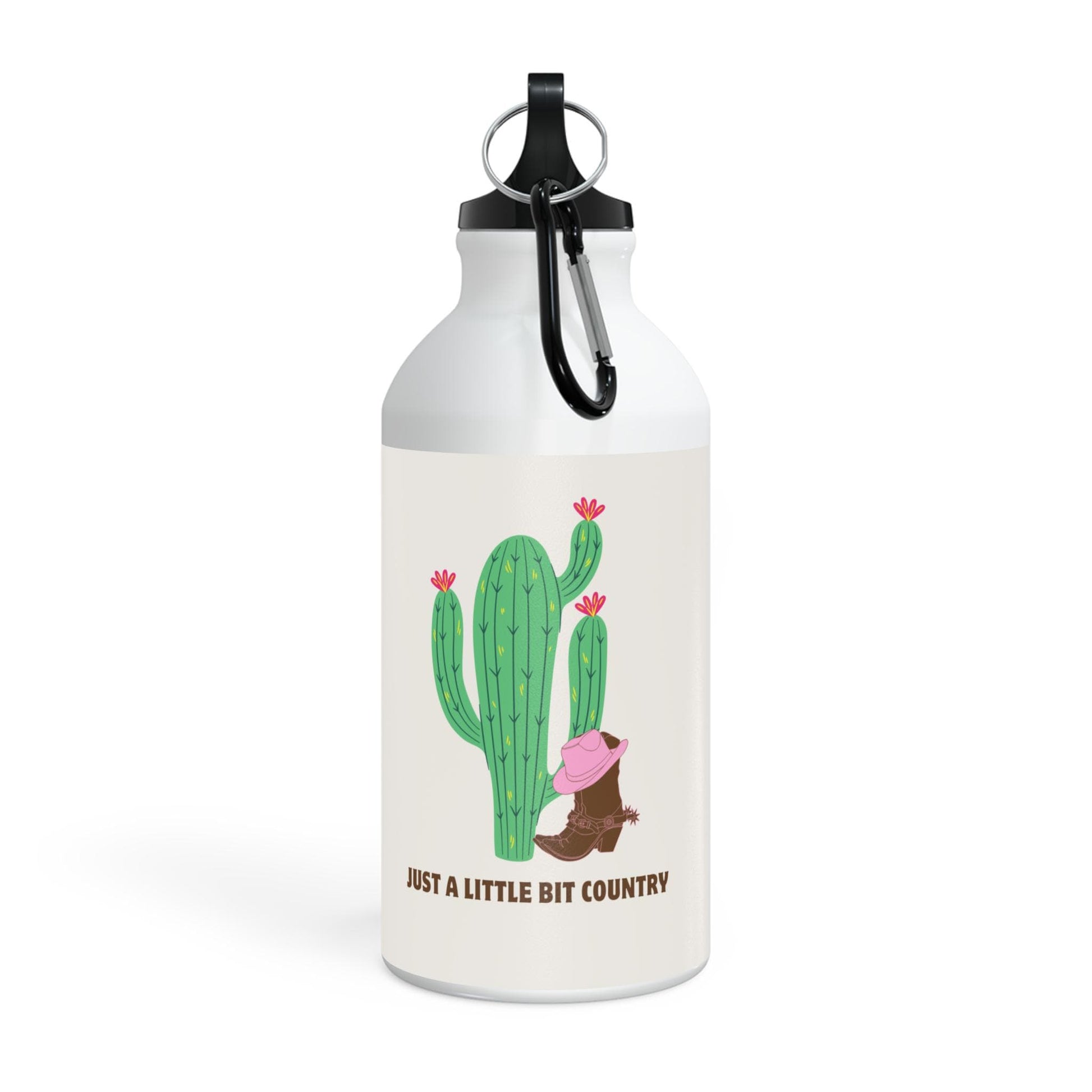 Little bit Country Cactus Oregon Water Bottle - Eco - Friendly Water Bottle, Cute Travel Mug, Summer Gift, Adventure Hydration, Ideal Gift - SJM Print Store