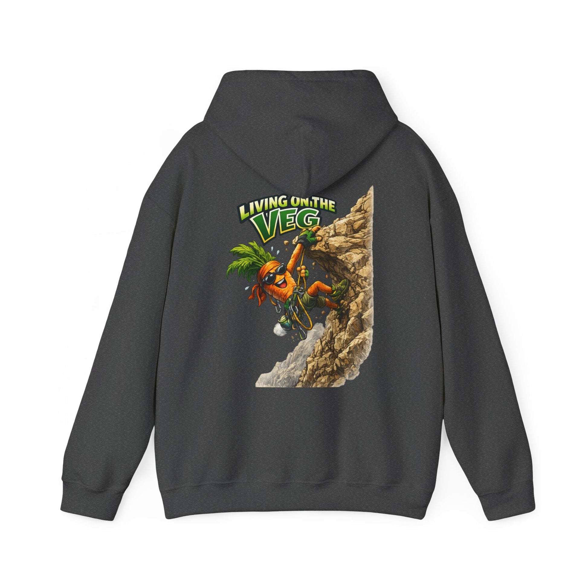 Living on the Veg Carrot Hoodie - SJM Print Store