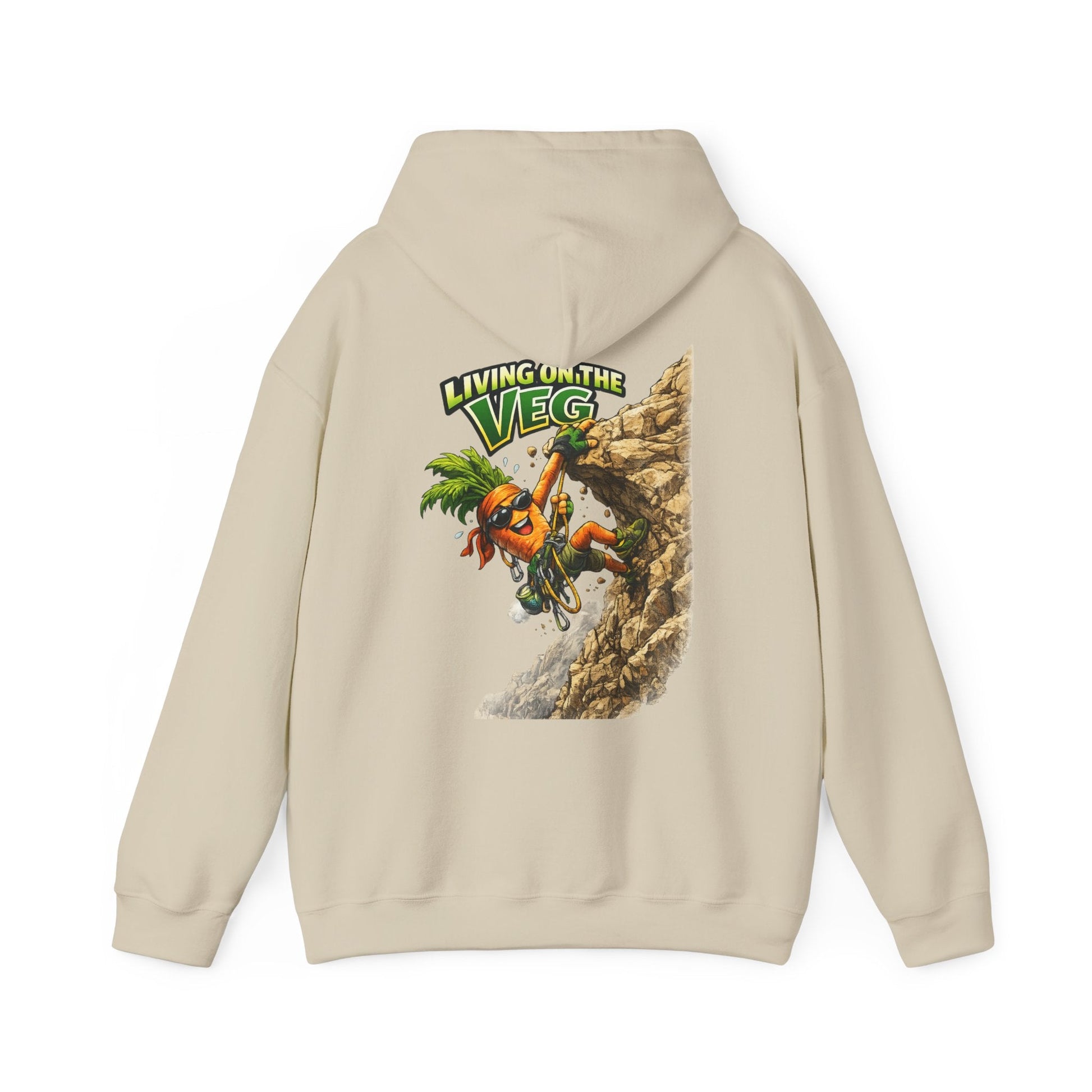 Living on the Veg Carrot Hoodie - SJM Print Store