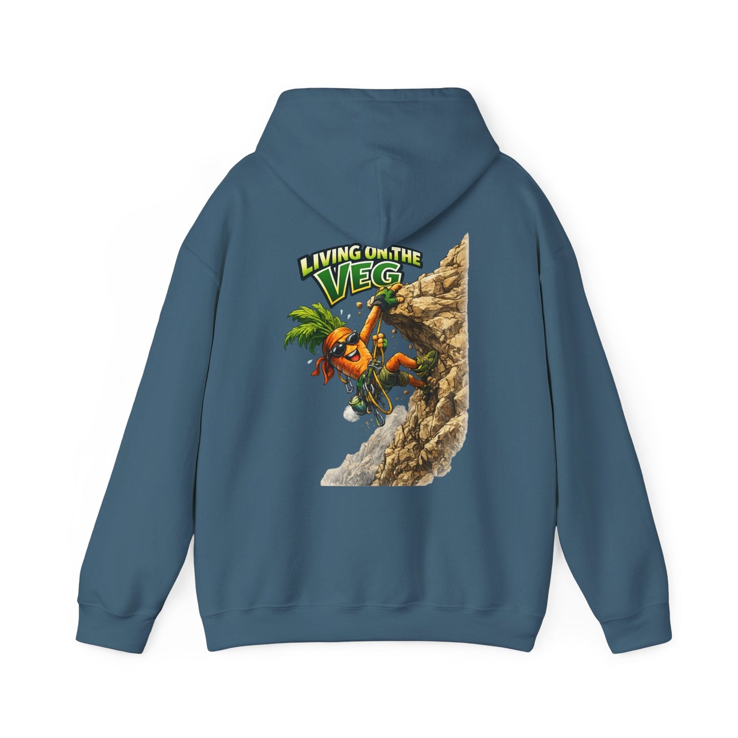 Living on the Veg Carrot Hoodie - SJM Print Store