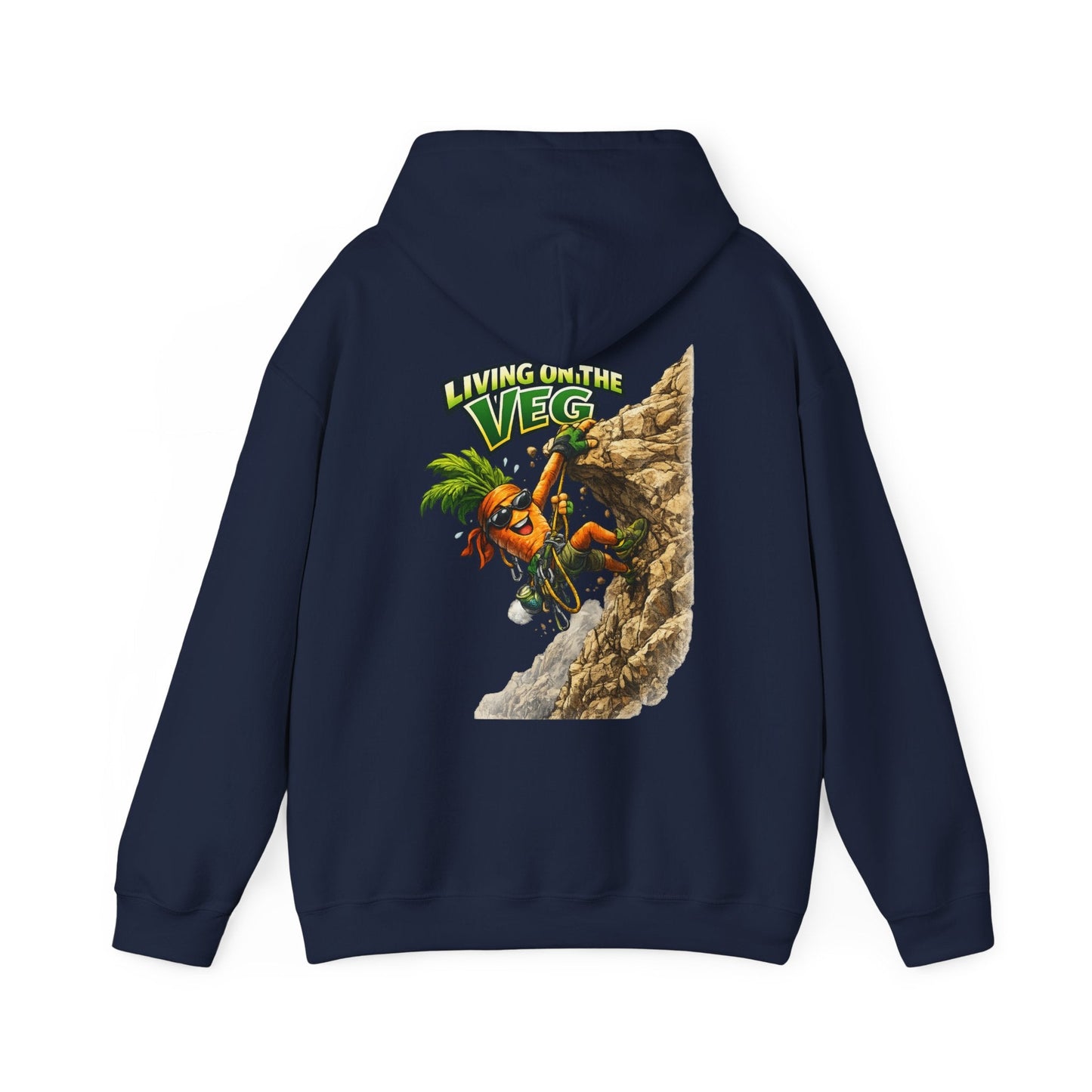 Living on the Veg Carrot Hoodie - SJM Print Store
