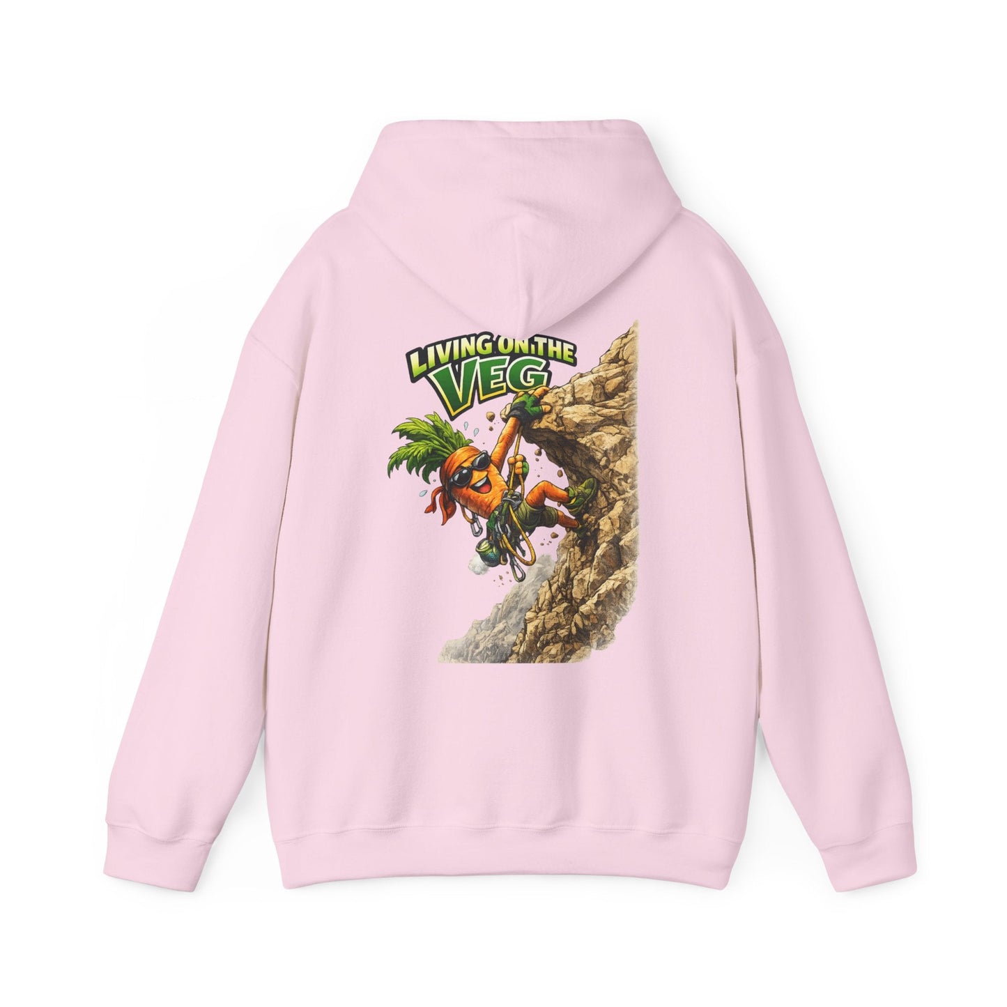 Living on the Veg Carrot Hoodie - SJM Print Store