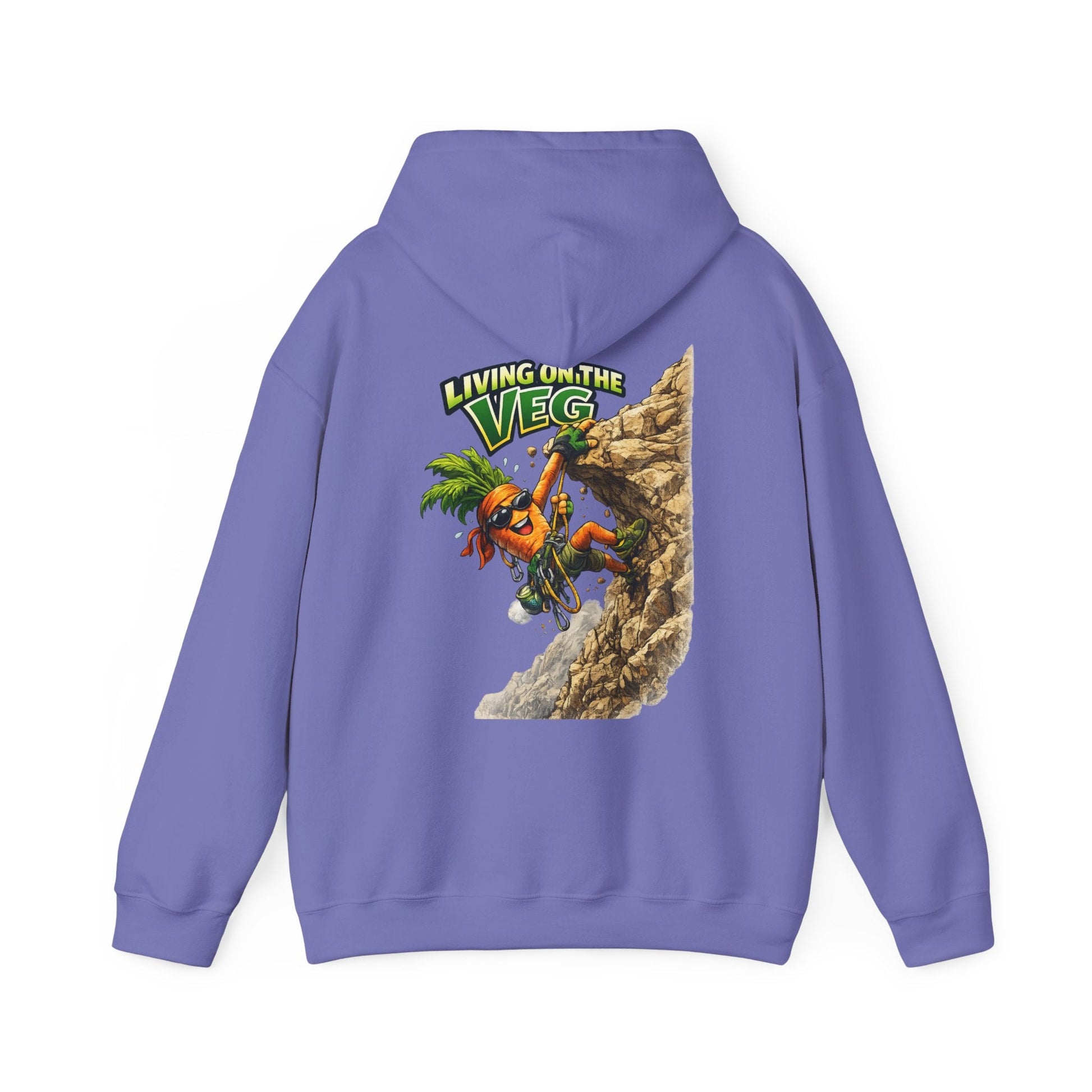 Living on the Veg Carrot Hoodie - SJM Print Store
