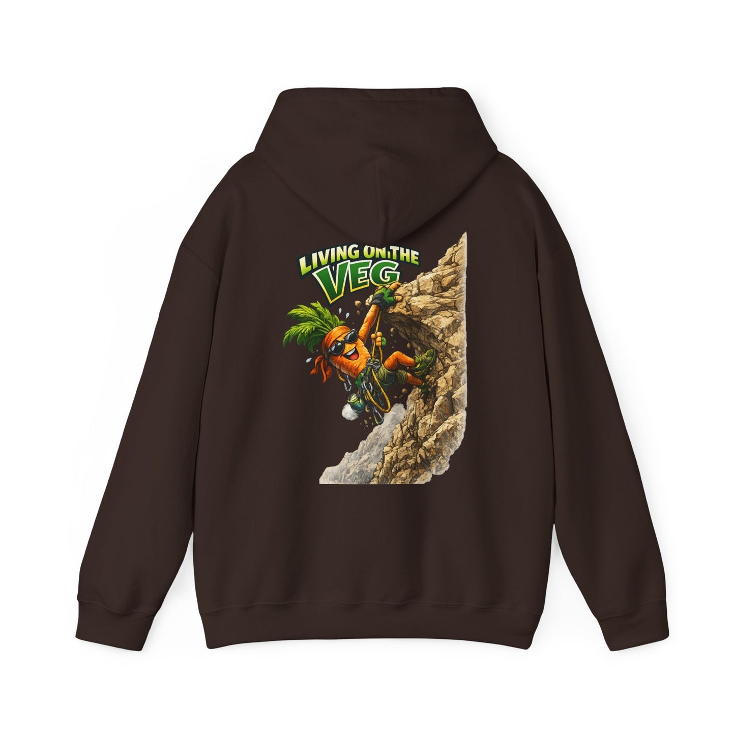 Living on the Veg Carrot Hoodie - SJM Print Store