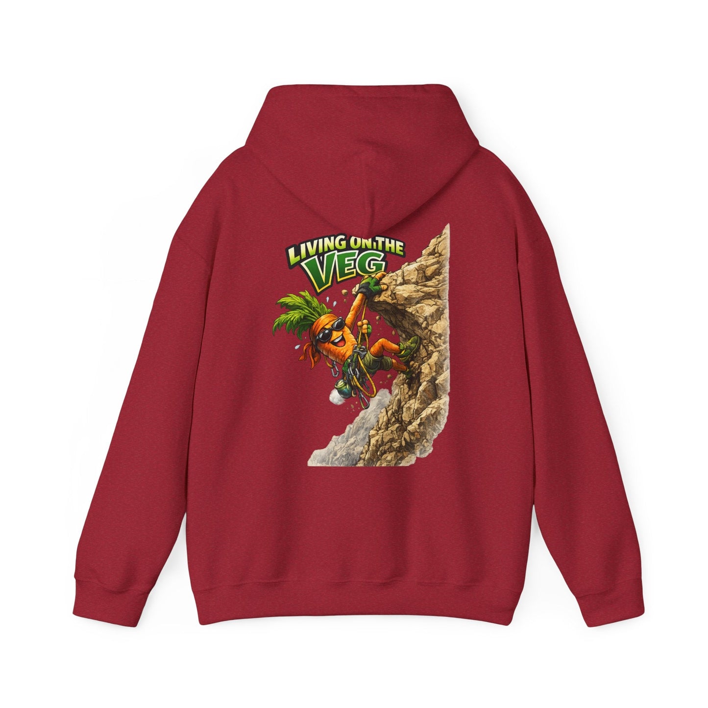Living on the Veg Carrot Hoodie - SJM Print Store