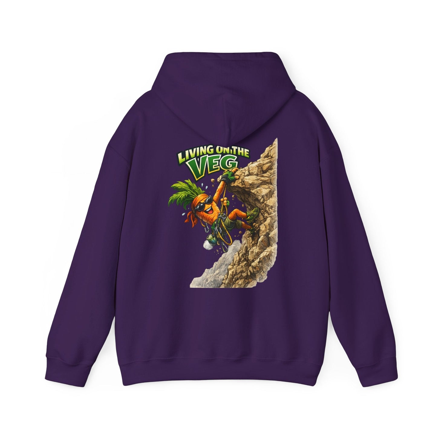Living on the Veg Carrot Hoodie - SJM Print Store