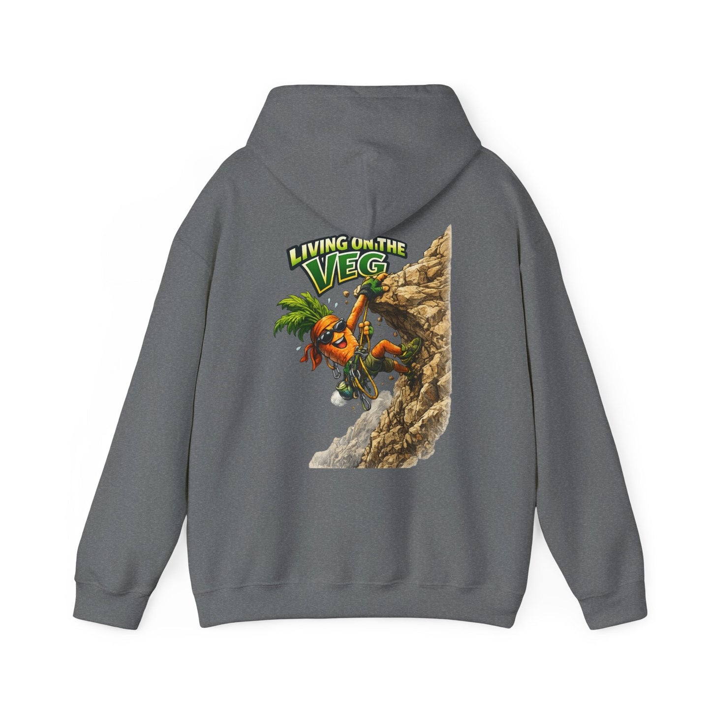 Living on the Veg Carrot Hoodie - SJM Print Store