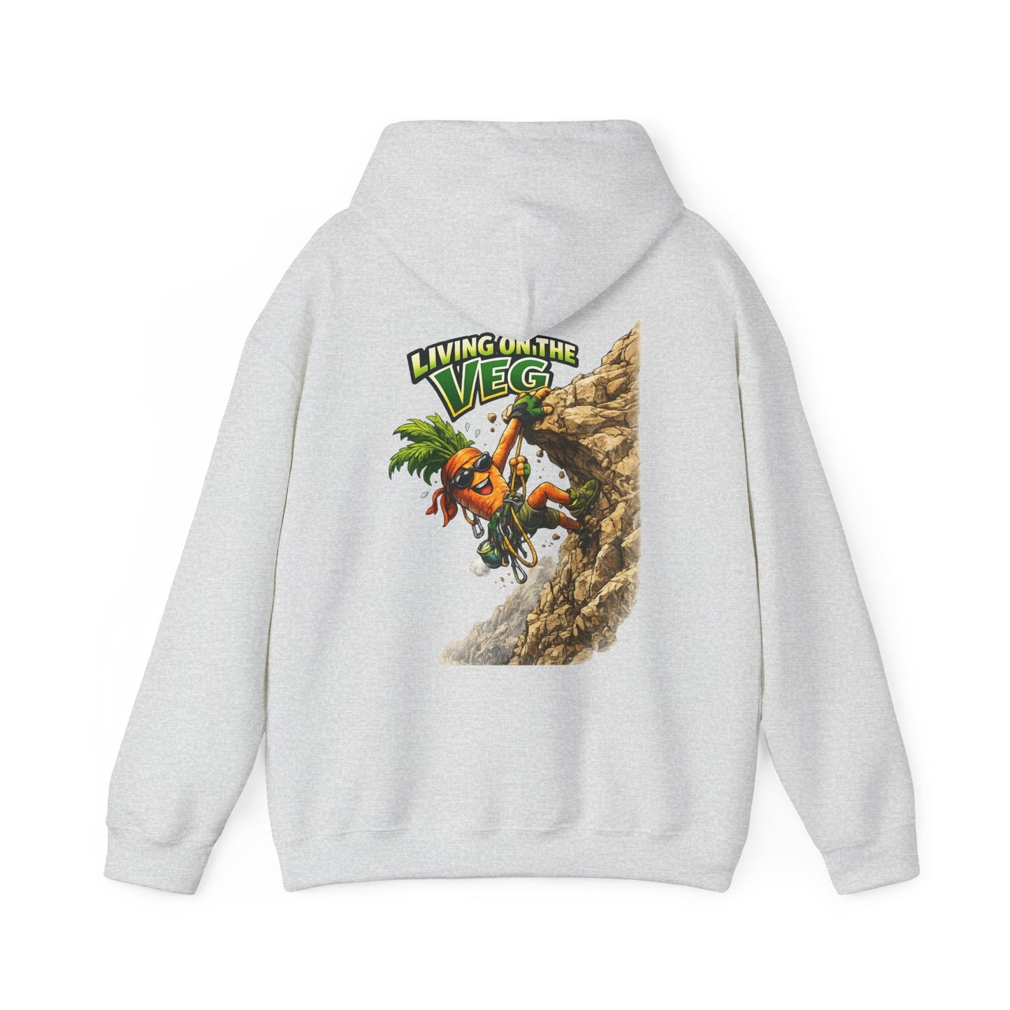 Living on the Veg Carrot Hoodie - SJM Print Store