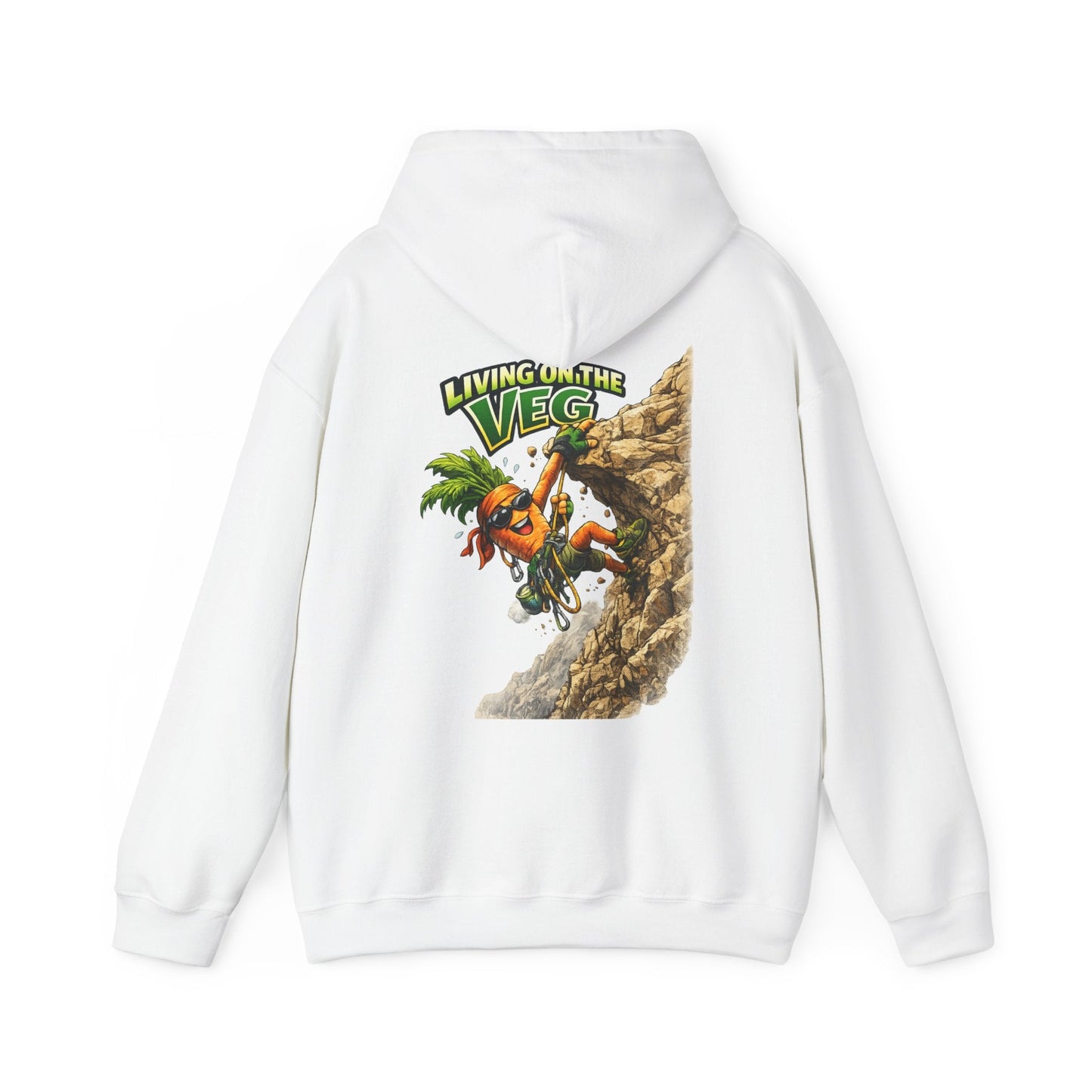 Living on the Veg Carrot Hoodie - SJM Print Store