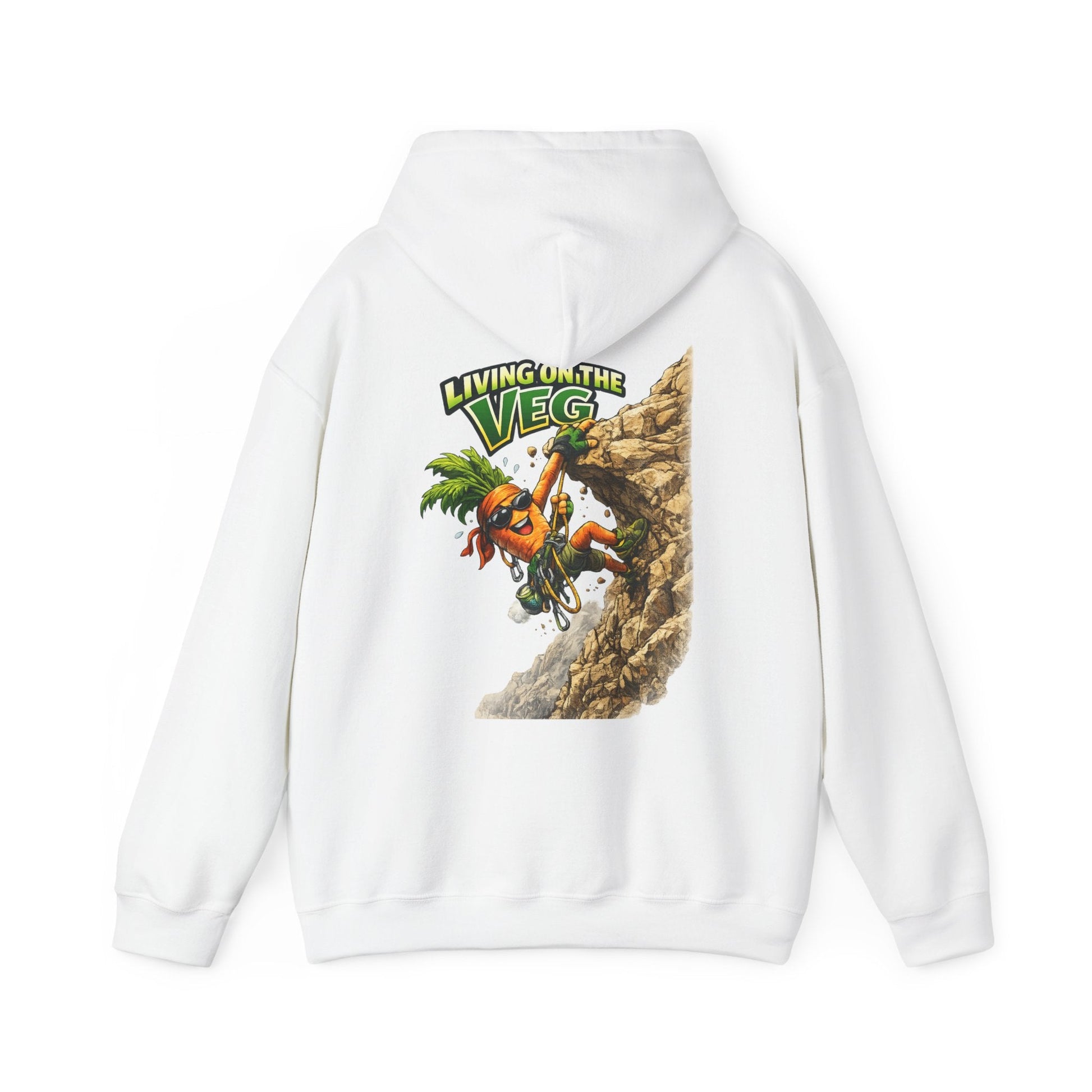 Living on the Veg Carrot Hoodie - SJM Print Store
